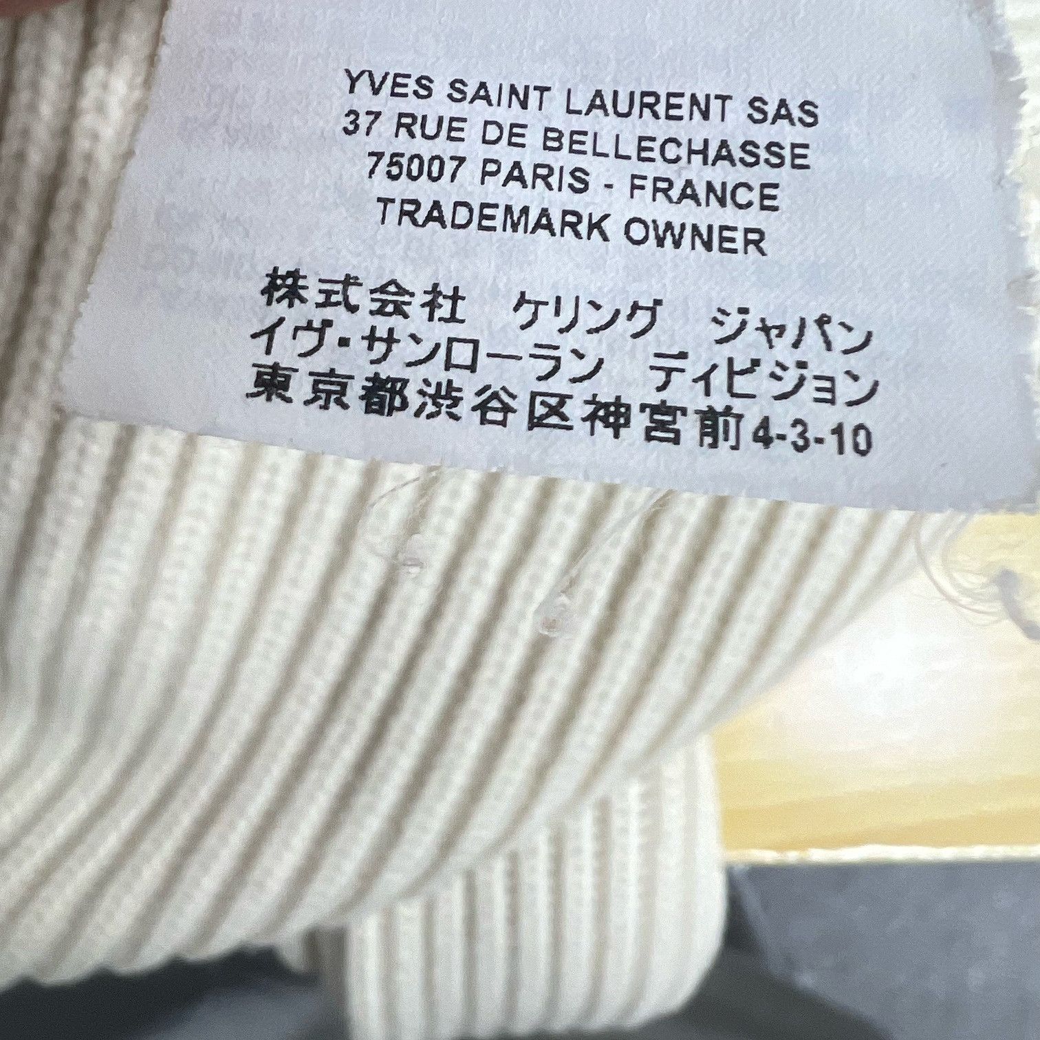 Saint Laurent Paris Saint Laurent Wool Cashmere Ribbed Sweater Size L Size US L / EU 52-54 / 3 - 6 Thumbnail