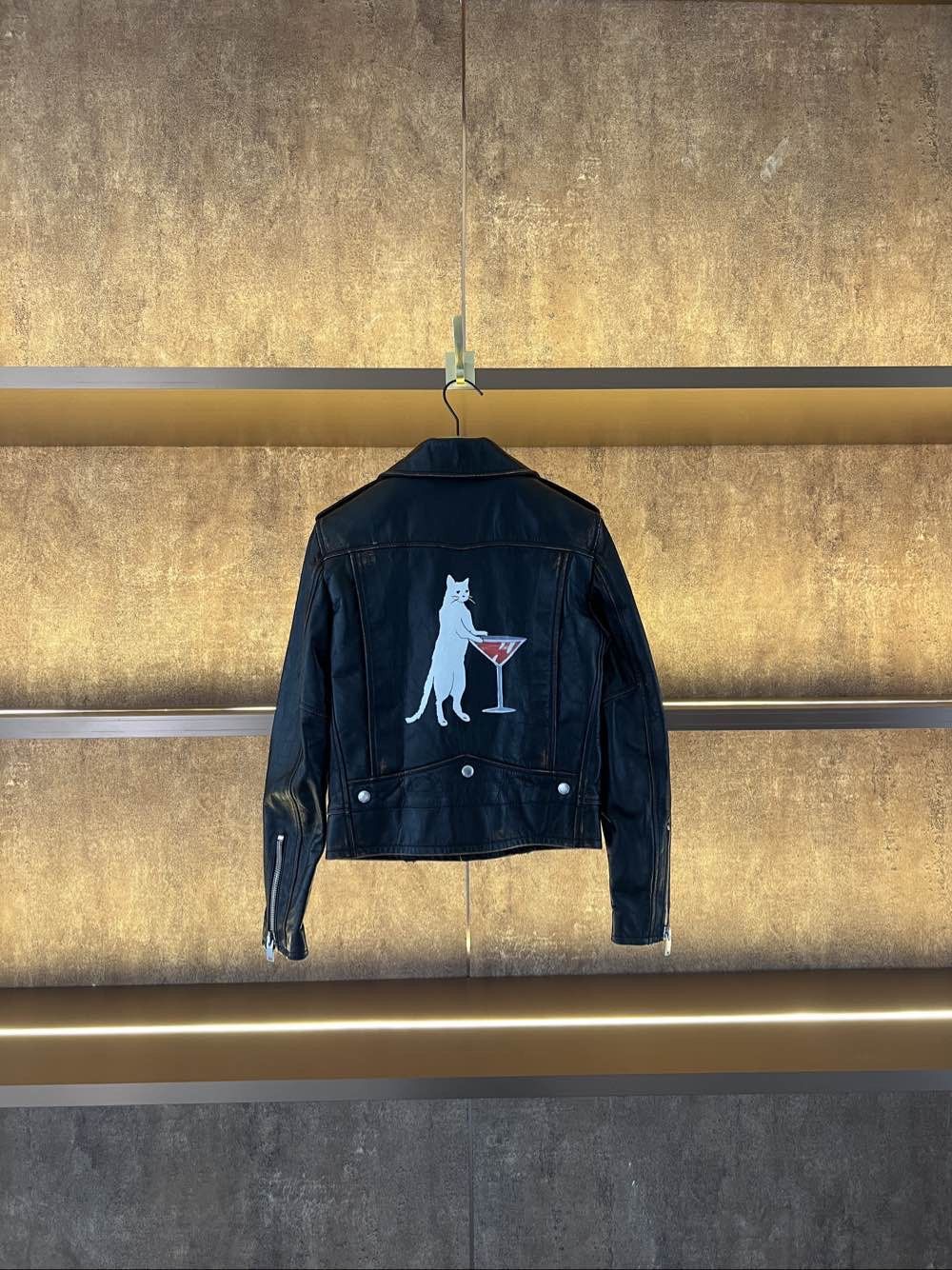 Saint Laurent Paris Saint Laurent Leather Biker Jacket Size FR 36 Size XS / US 0-2 / IT 36-38 - 2 Thumbnail