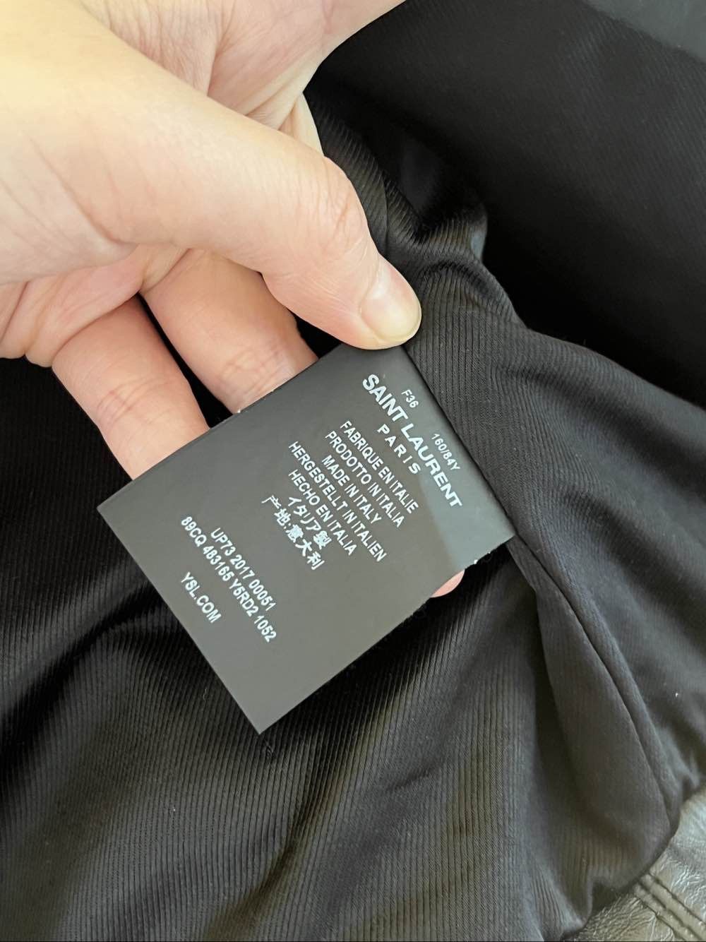 Saint Laurent Paris Saint Laurent Leather Biker Jacket Size FR 36 Size XS / US 0-2 / IT 36-38 - 4 Thumbnail