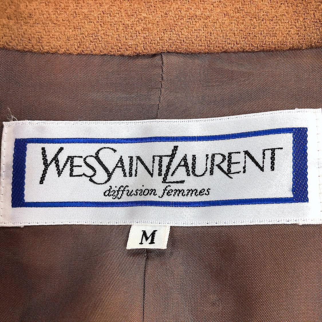 Saint Laurent Paris Saint Laurent Wool Double Breasted Coat Size M Size M / US 6-8 / IT 42-44 - 3 Thumbnail