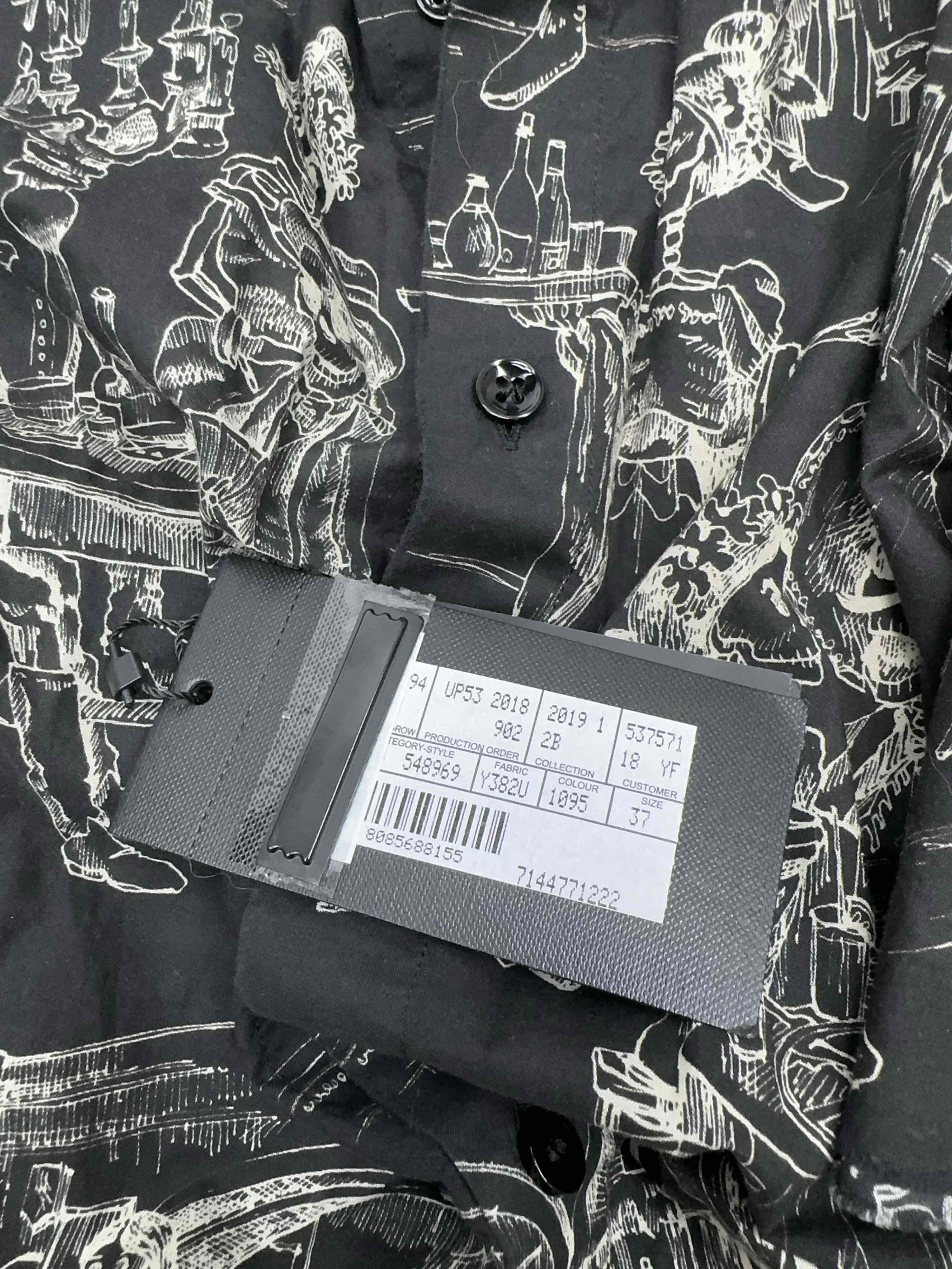 Saint Laurent Paris Saint Laurent Skeleton Print Button Up Shirt Size S Size US S / EU 44-46 / 1 - 5 Thumbnail