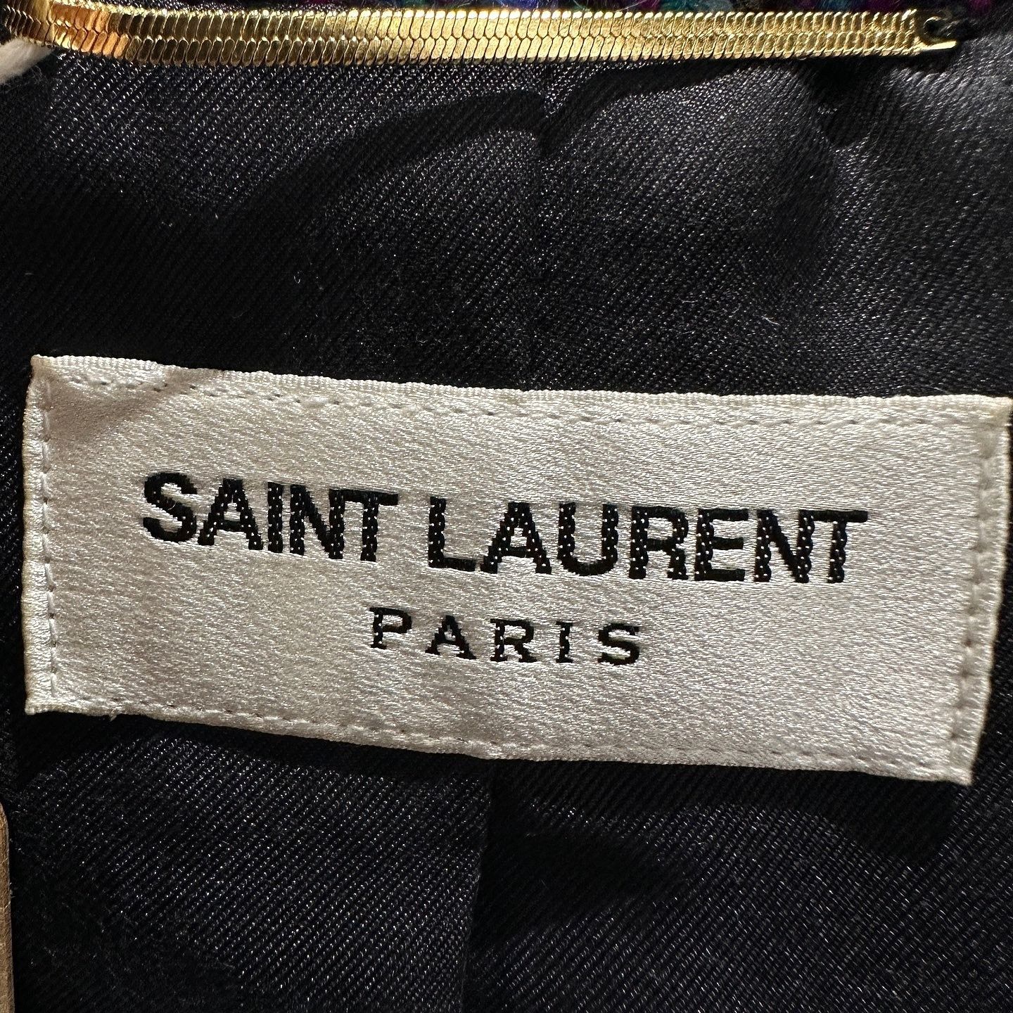 Saint Laurent Paris Saint Laurent Multi Tweed Jacket Size 38 Size S / US 4 / IT 40 - 3 Thumbnail