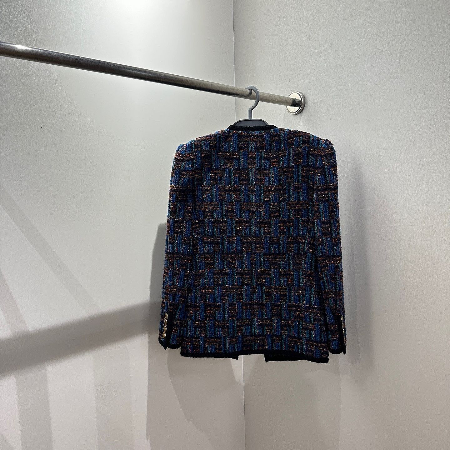 Saint Laurent Paris Saint Laurent Multi Tweed Jacket Size 38 Size S / US 4 / IT 40 - 2 Thumbnail