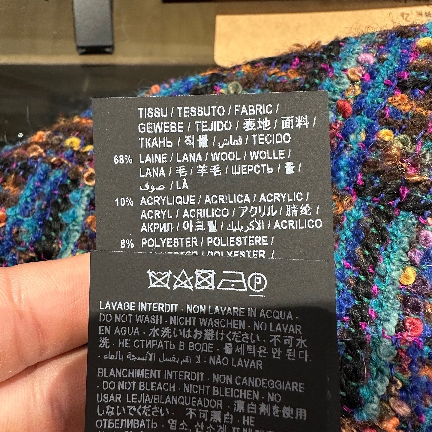 Saint Laurent Paris Saint Laurent Multicolor Tweed Shorts F38 Size 27" / US 4 / IT 40 - 6 Thumbnail