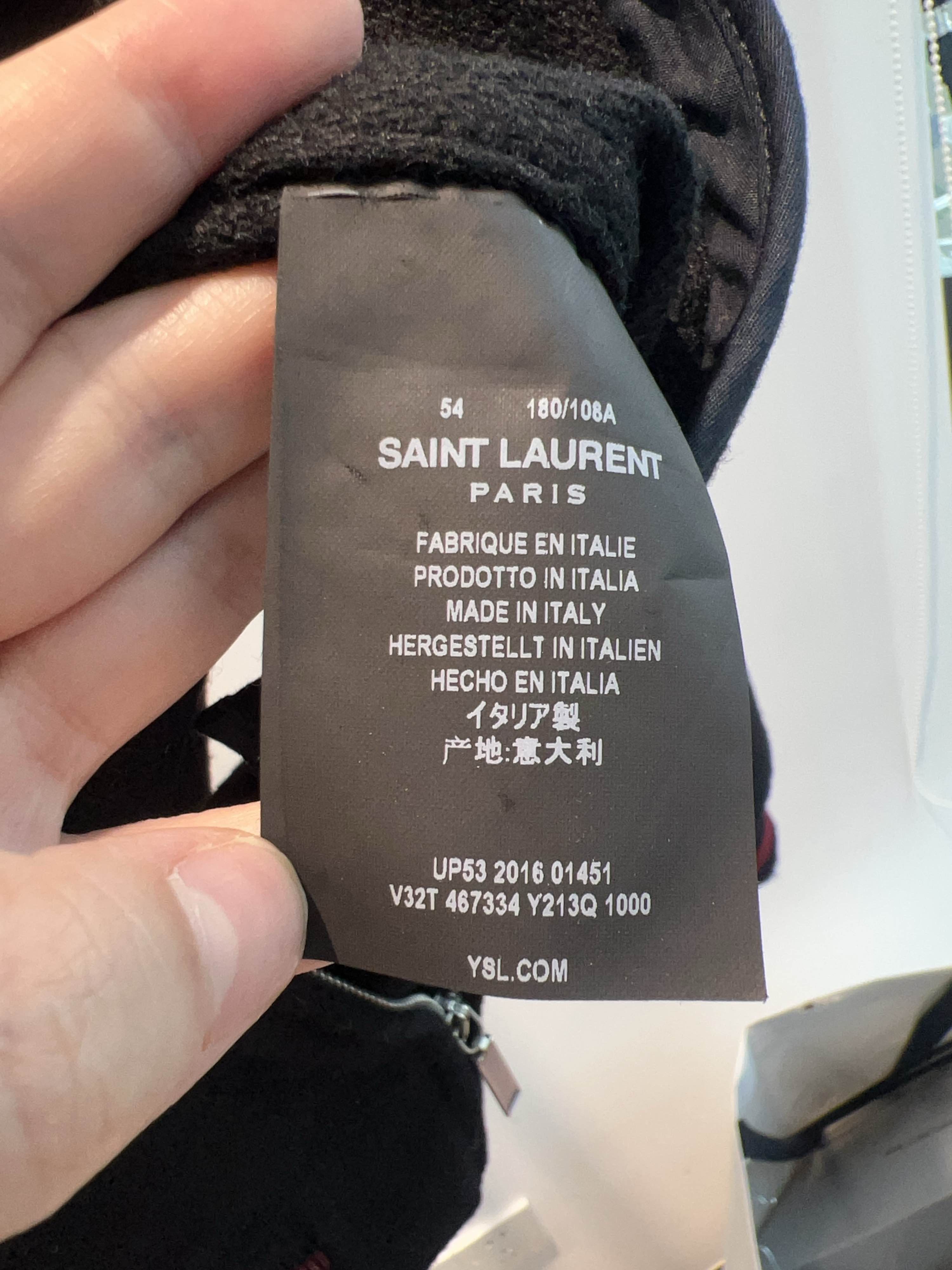 Saint Laurent Paris Saint Laurent Wool Bomber Jacket Size XXL Size US L / EU 52-54 / 3 - 4 Thumbnail