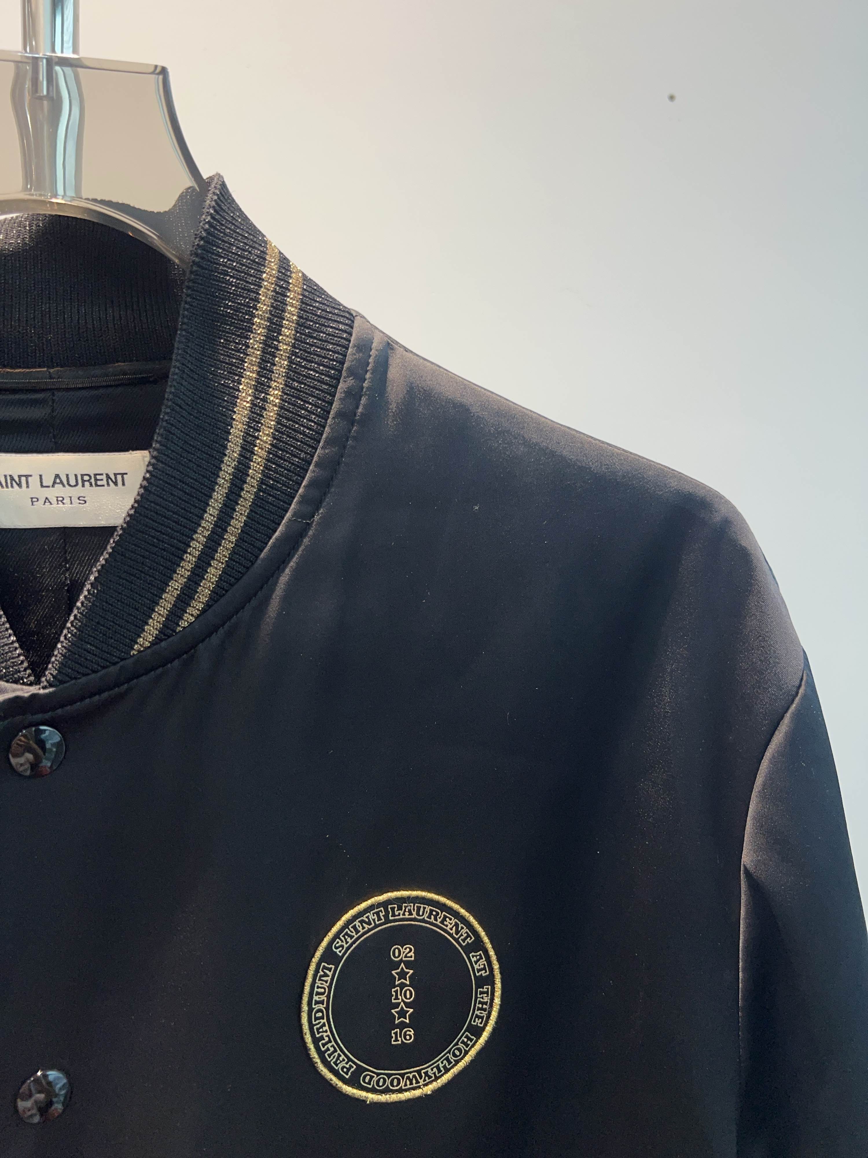 Saint Laurent Paris Saint Laurent Hollywood Palladium Star Bomber Jacket 52 Size US L / EU 52-54 / 3 - 6 Thumbnail