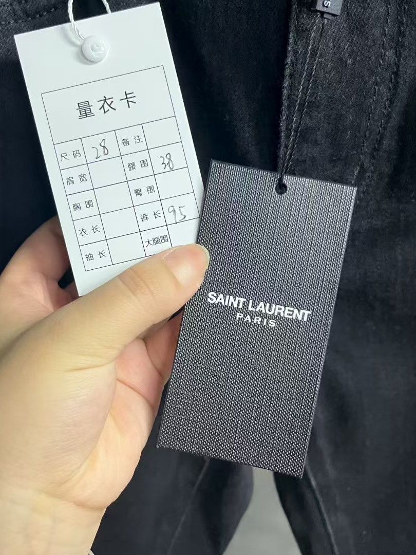 Saint Laurent Paris Saint Laurent Black Jeans Size 28 Size US 28 / EU 44 - 5 Thumbnail