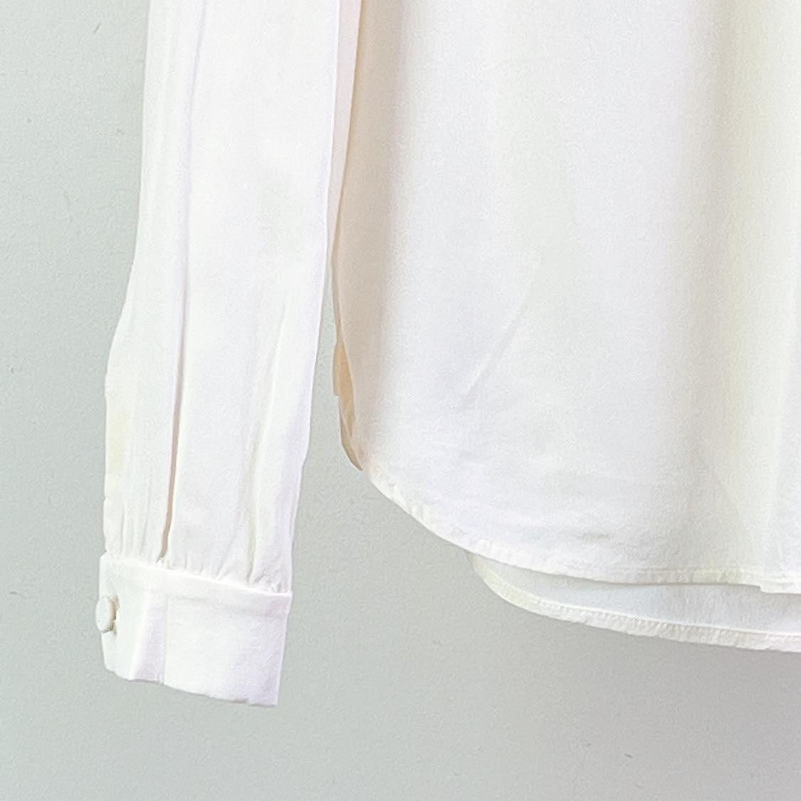 Saint Laurent Paris Saint Laurent Silk Blouse Size 40 Size M / US 6-8 / IT 42-44 - 5 Thumbnail