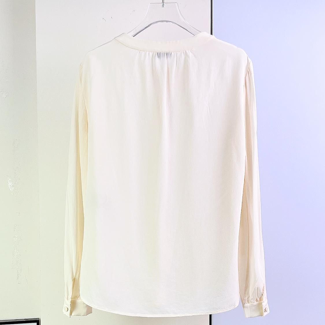 Saint Laurent Paris Saint Laurent Silk Blouse Size 40 Size M / US 6-8 / IT 42-44 - 2 Thumbnail