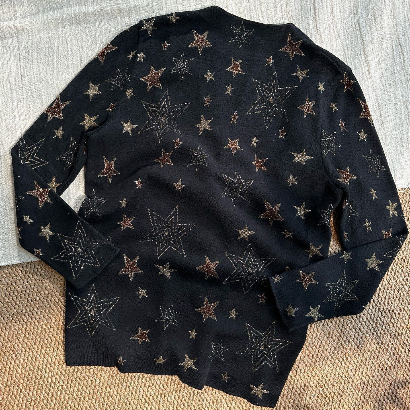 Saint Laurent Paris Saint Laurent Gold Star Cardigan Size XS Size US XS / EU 42 / 0 - 2 Thumbnail