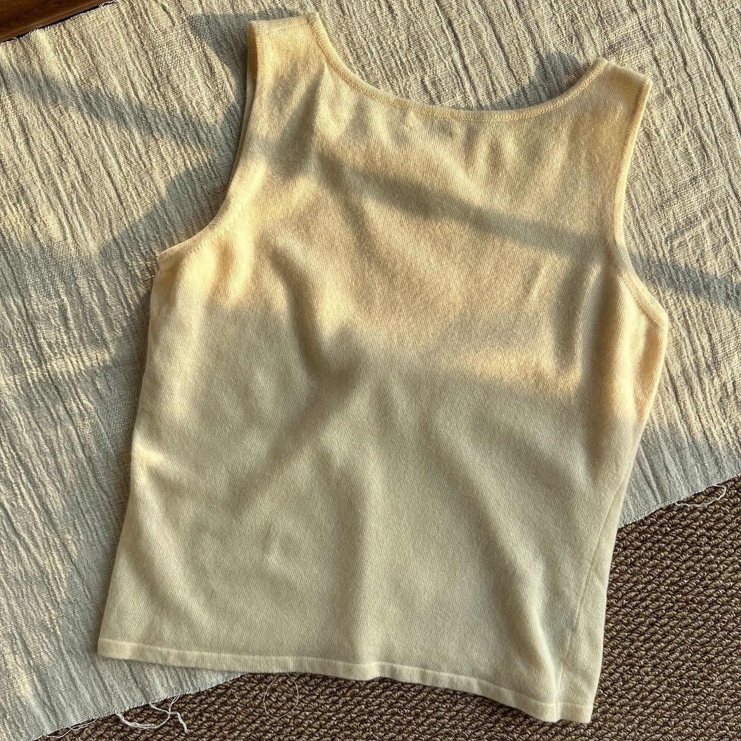 Saint Laurent Paris Saint Laurent Cashmere Knit Tank Top Size 40 Size M / US 6-8 / IT 42-44 - 2 Thumbnail