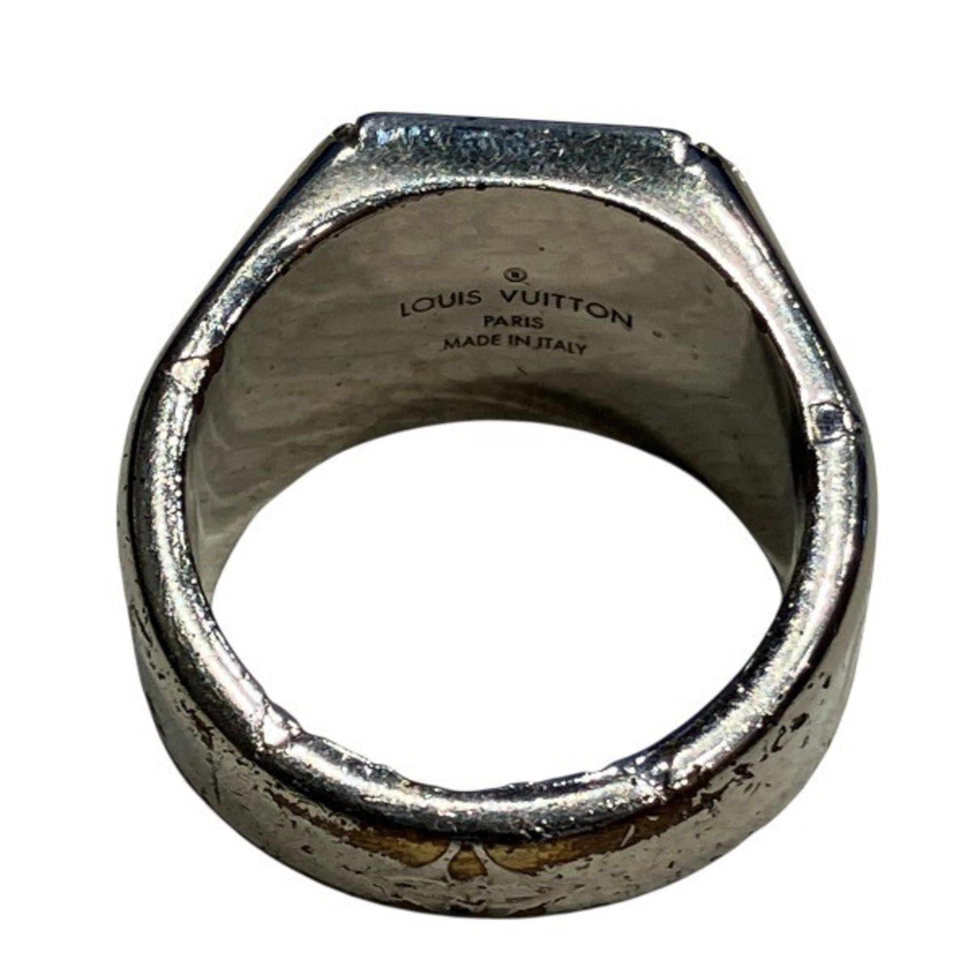 Louis Vuitton Louis Vuitton Signet Ring, Monogram, Size M, M62487, Brand Accessories, Men's & Women's Size ONE SIZE - 3 Thumbnail