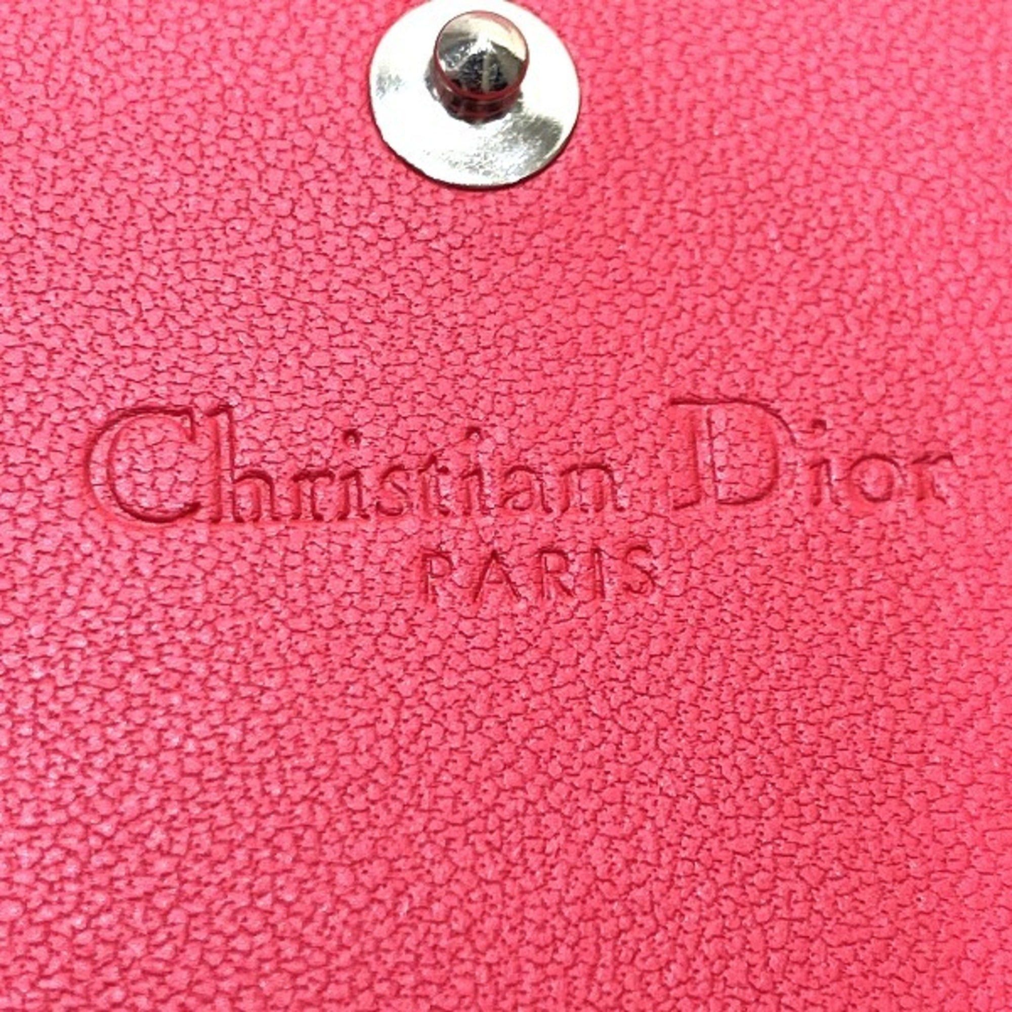 Dior Christian Dior Dior Cannage 43-MA-0128 Bi-fold Wallet with Charm for Women Size ONE SIZE - 4 Thumbnail