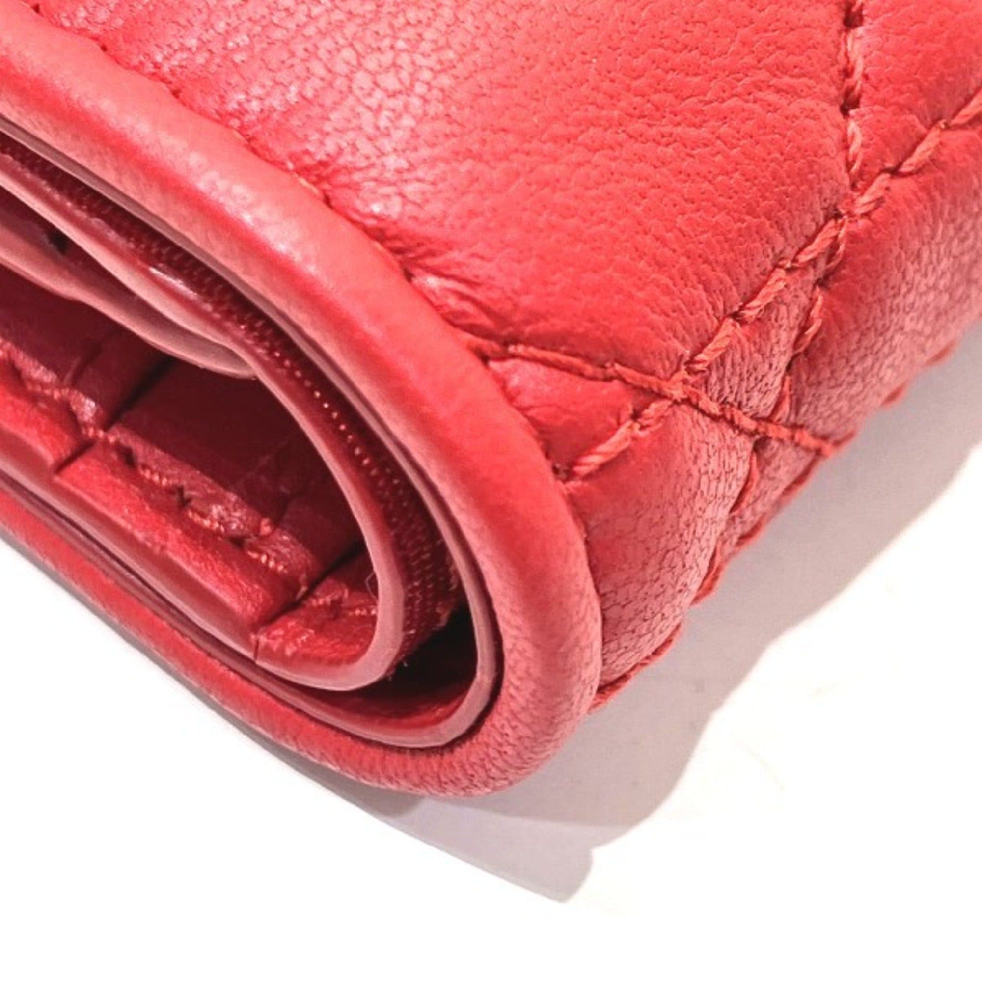 Dior Christian Dior Dior Cannage 43-MA-0128 Bi-fold Wallet with Charm for Women Size ONE SIZE - 8 Thumbnail
