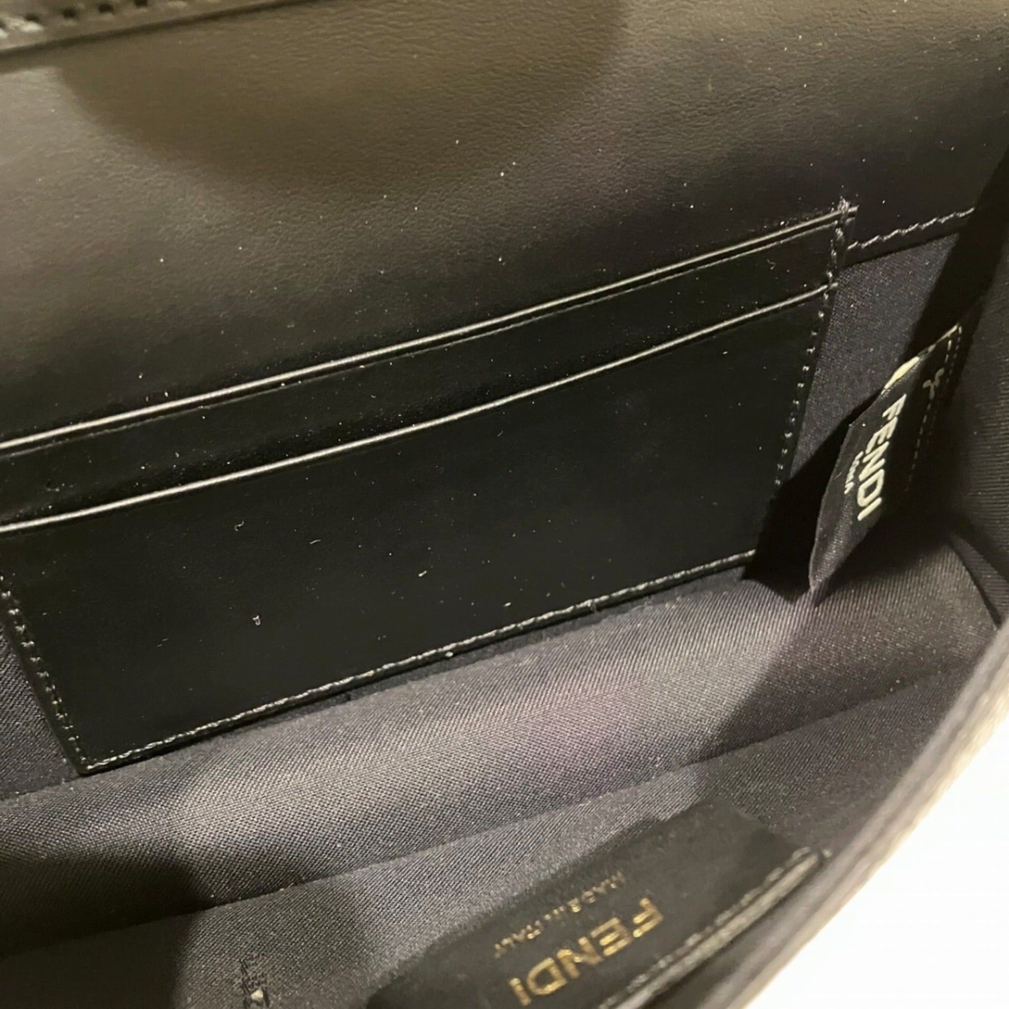 Fendi Fendi waist bag F is leather 8BM005 A6CB F13VK Size ONE SIZE - 6 Thumbnail