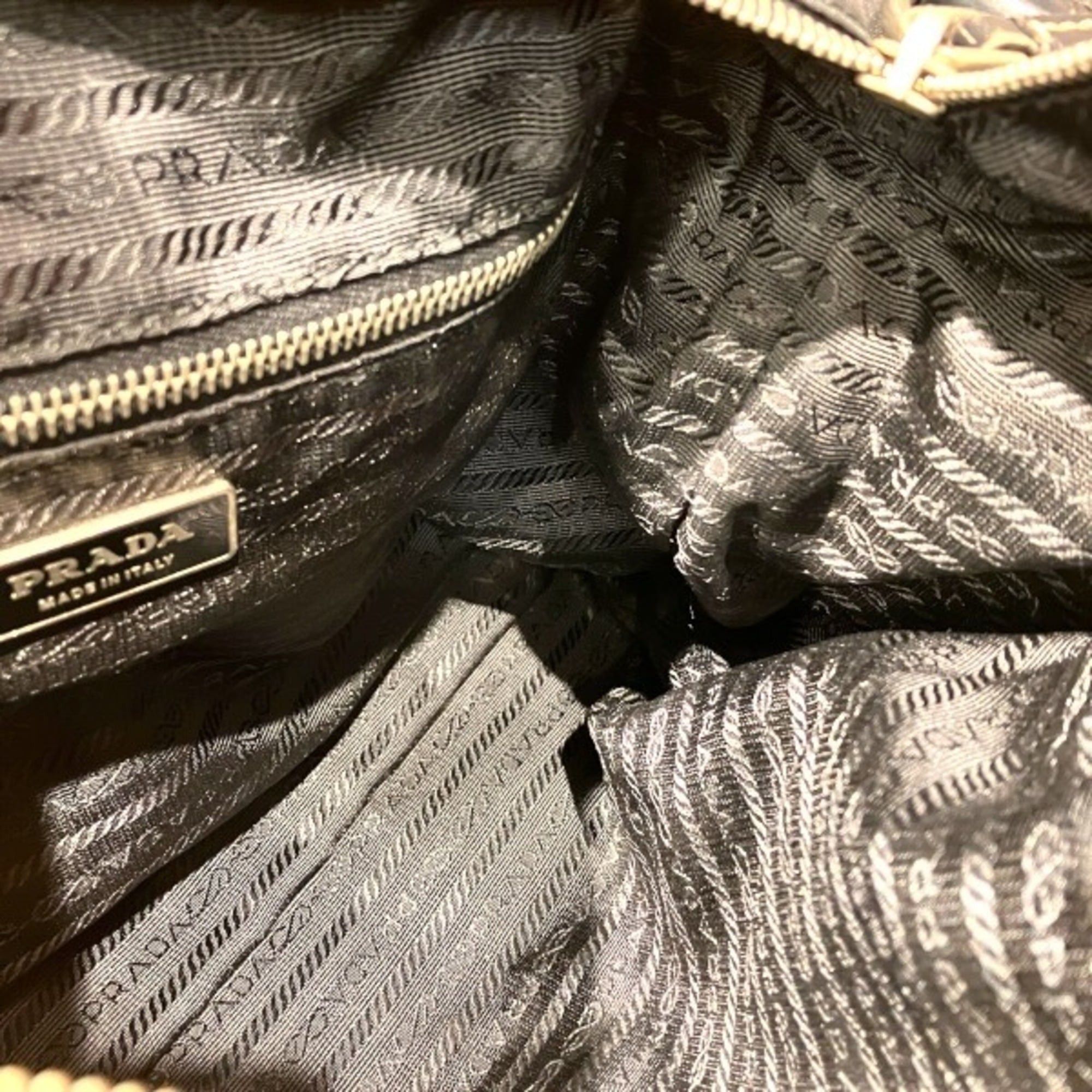 Prada Prada Tessuto Nylon Leather Handbag for Women Size ONE SIZE - 5 Thumbnail
