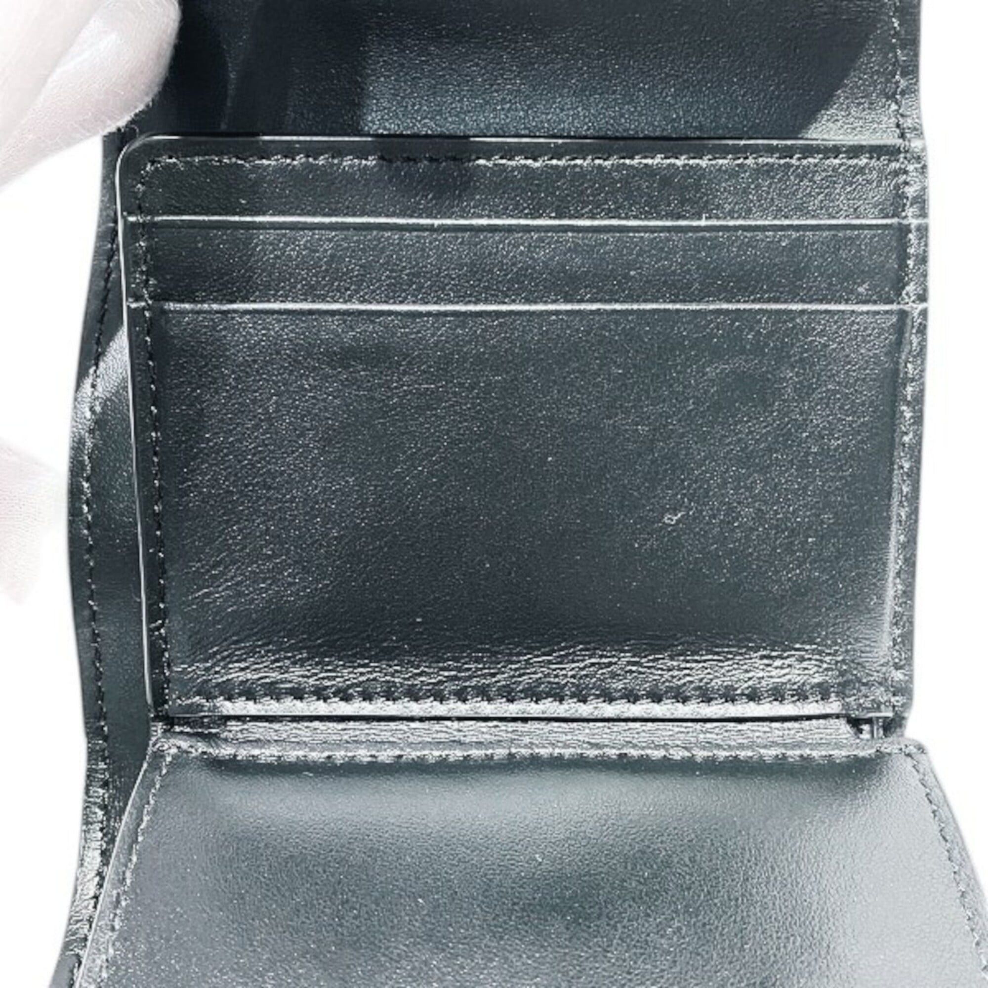 Celine Celine Small Flap Wallet Tri-fold Triomphe Calfskin 10D783DPV Size ONE SIZE - 8 Thumbnail