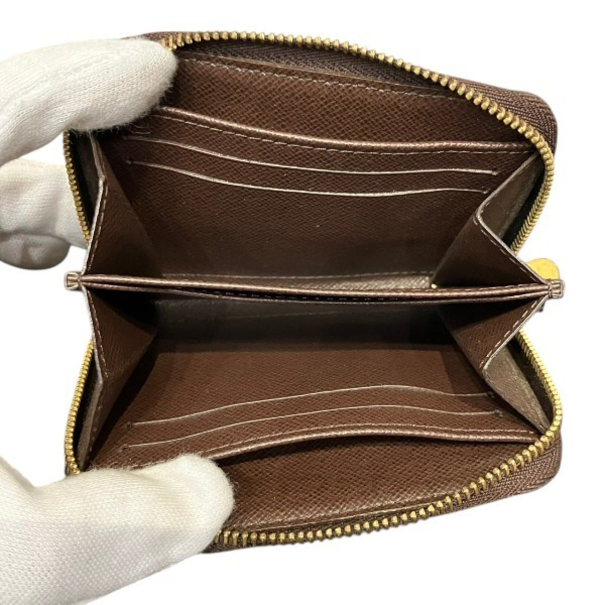 Louis Vuitton Louis Vuitton Damier Zippy Coin Purse N63070 Compact Wallet/Coin Case for Men and Women Size ONE SIZE - 3 Thumbnail