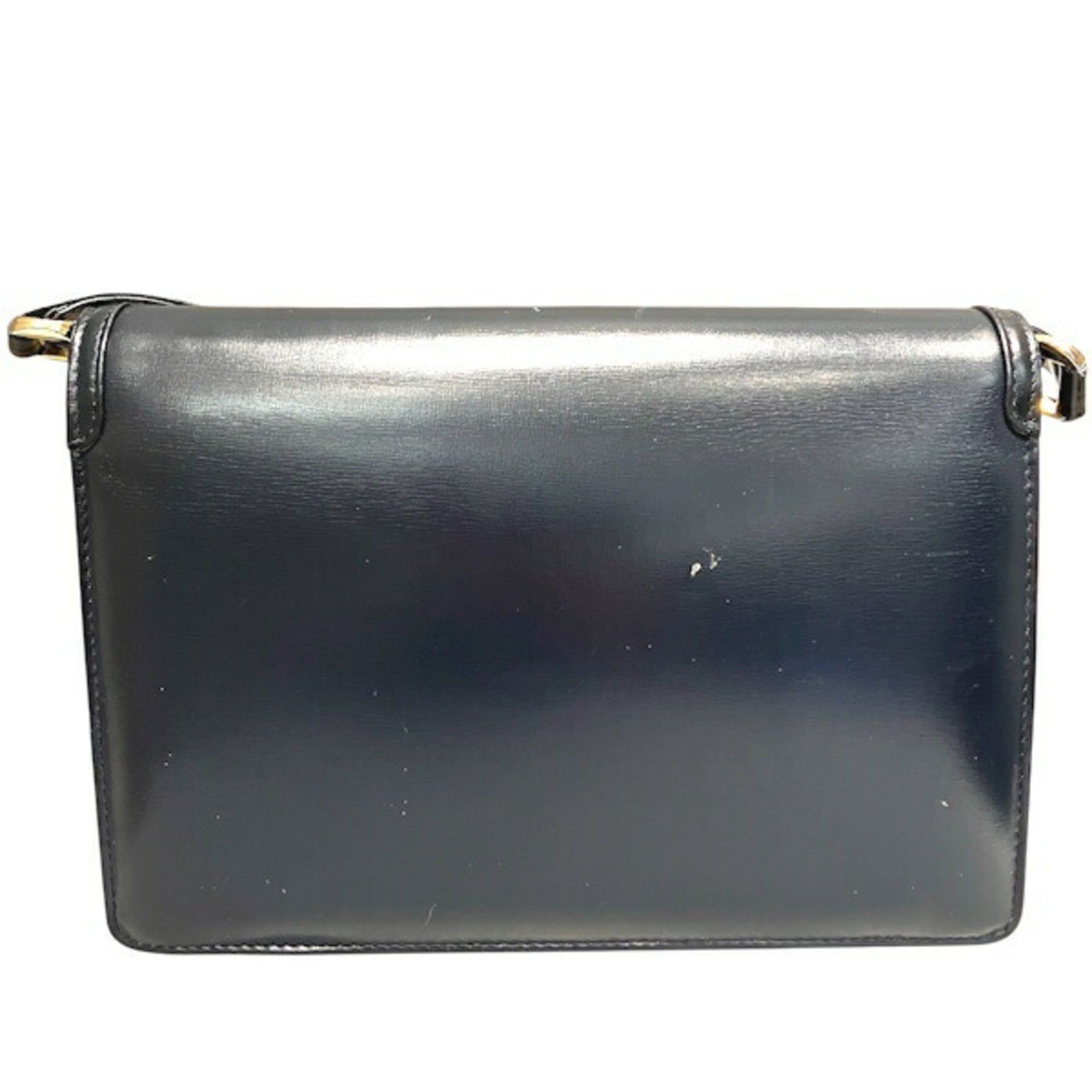 Celine Celine Carriage Hardware Navy Leather Handbag Shoulder Bag for Women Size ONE SIZE - 2 Thumbnail