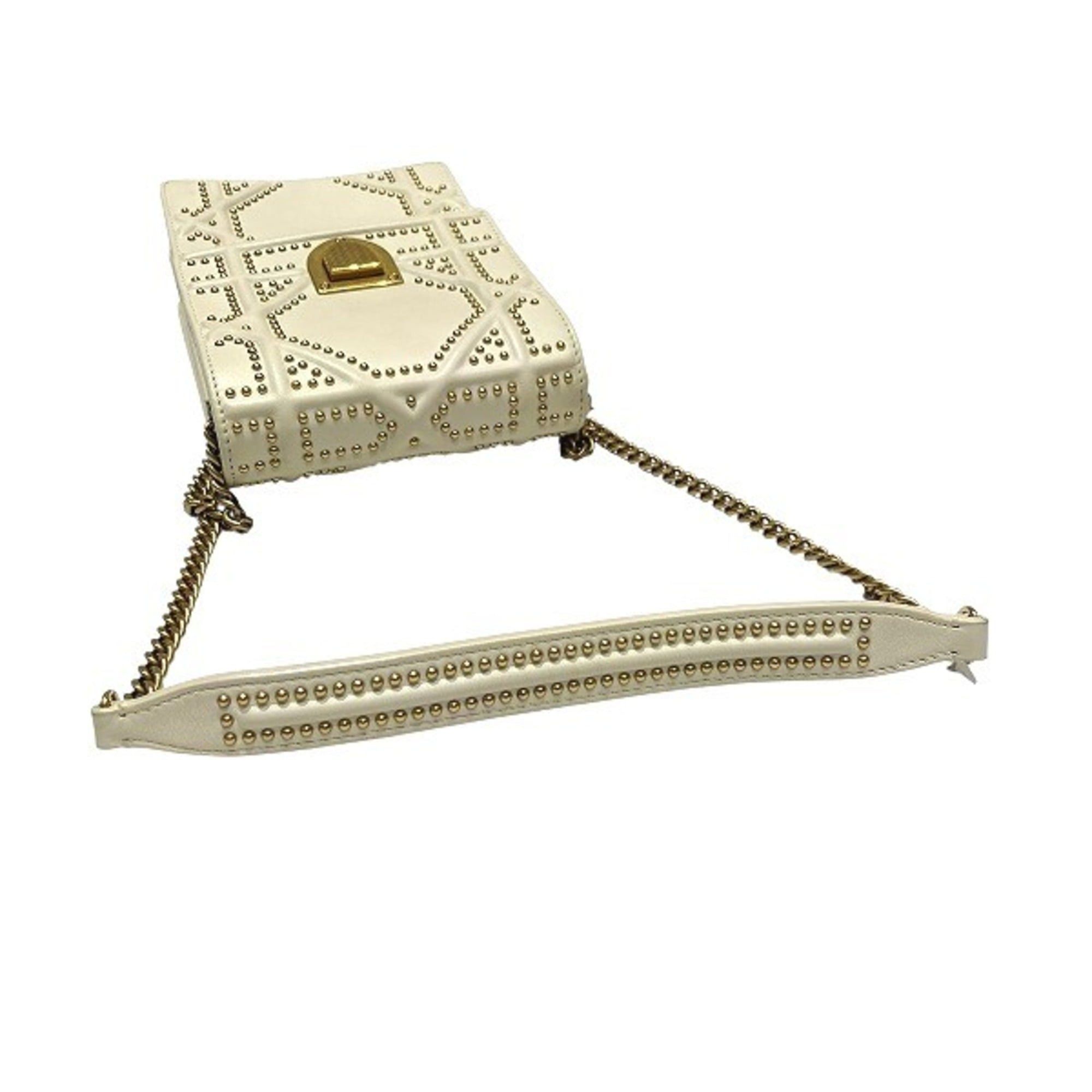 Dior Christian Dior Dior Diorama Studded Handbag Shoulder Bag for Women Size ONE SIZE - 9 Thumbnail
