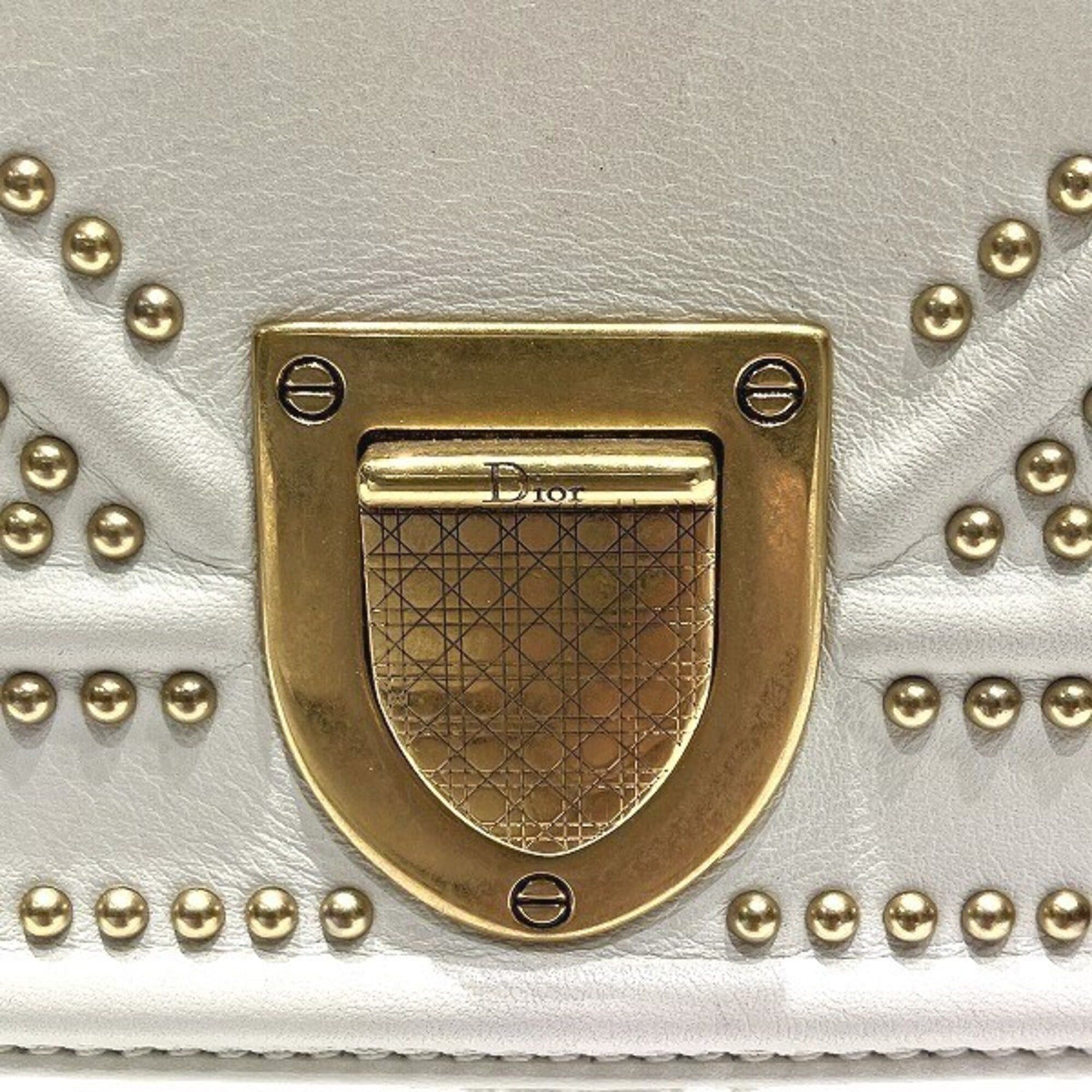 Dior Christian Dior Dior Diorama Studded Handbag Shoulder Bag for Women Size ONE SIZE - 7 Thumbnail