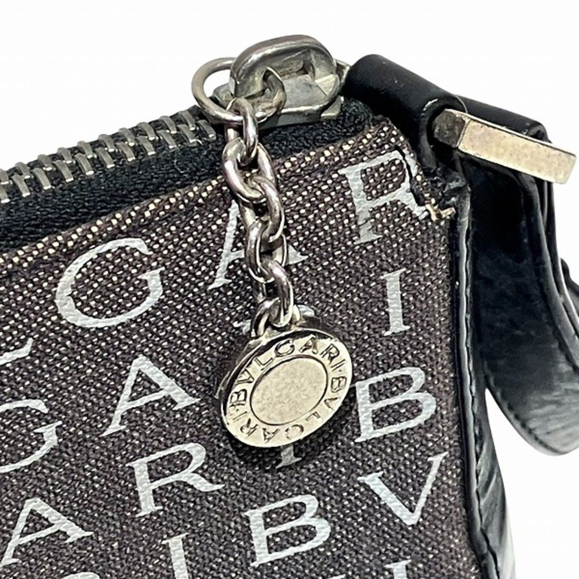 Bvlgari Bulgari BVLGARI Logo Canvas Mini Handbag Shoulder Bag for Women Size ONE SIZE - 7 Thumbnail