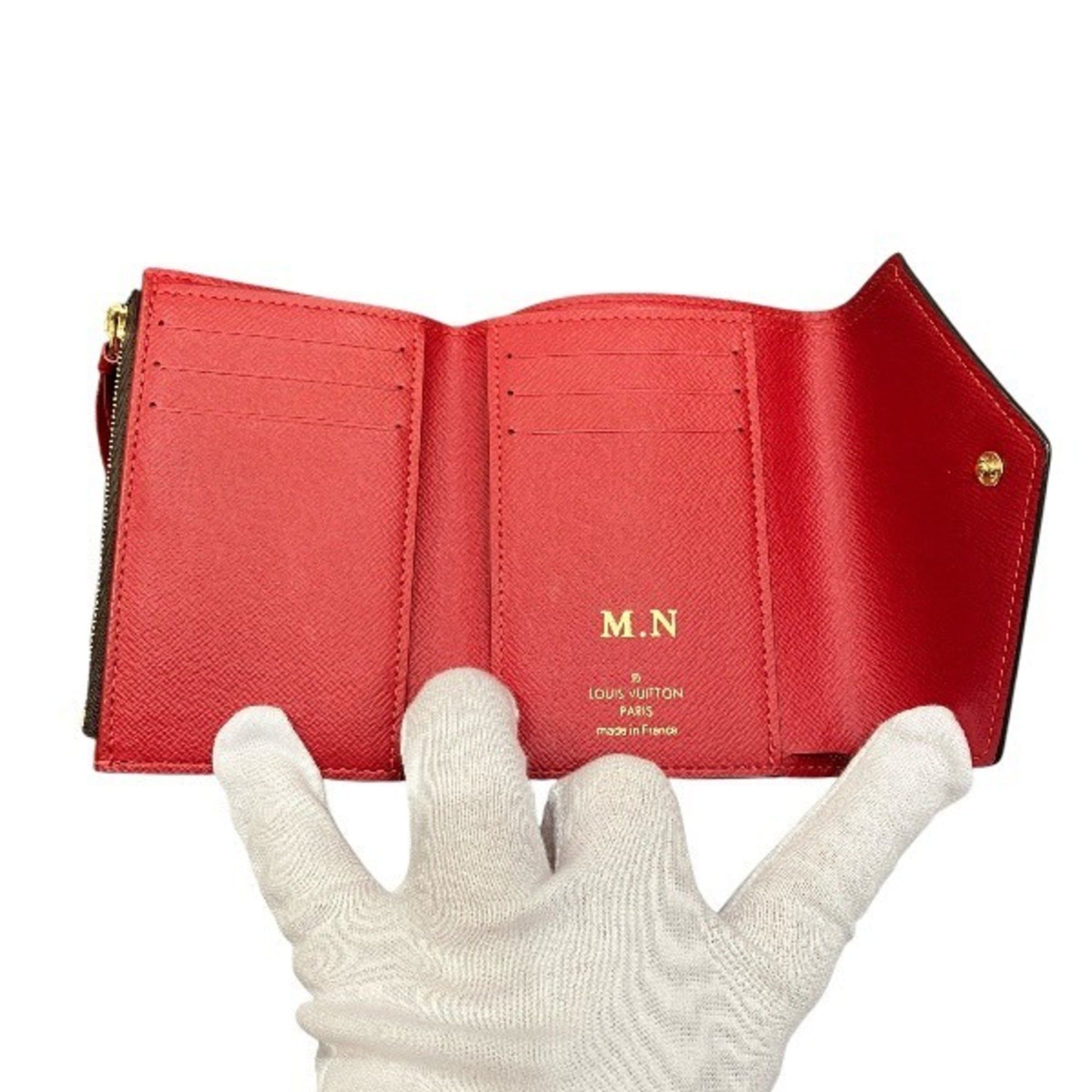 Louis Vuitton Louis Vuitton Damier Portefeuille Victorine N41659 Bi-fold Wallet for Women Size ONE SIZE - 3 Thumbnail