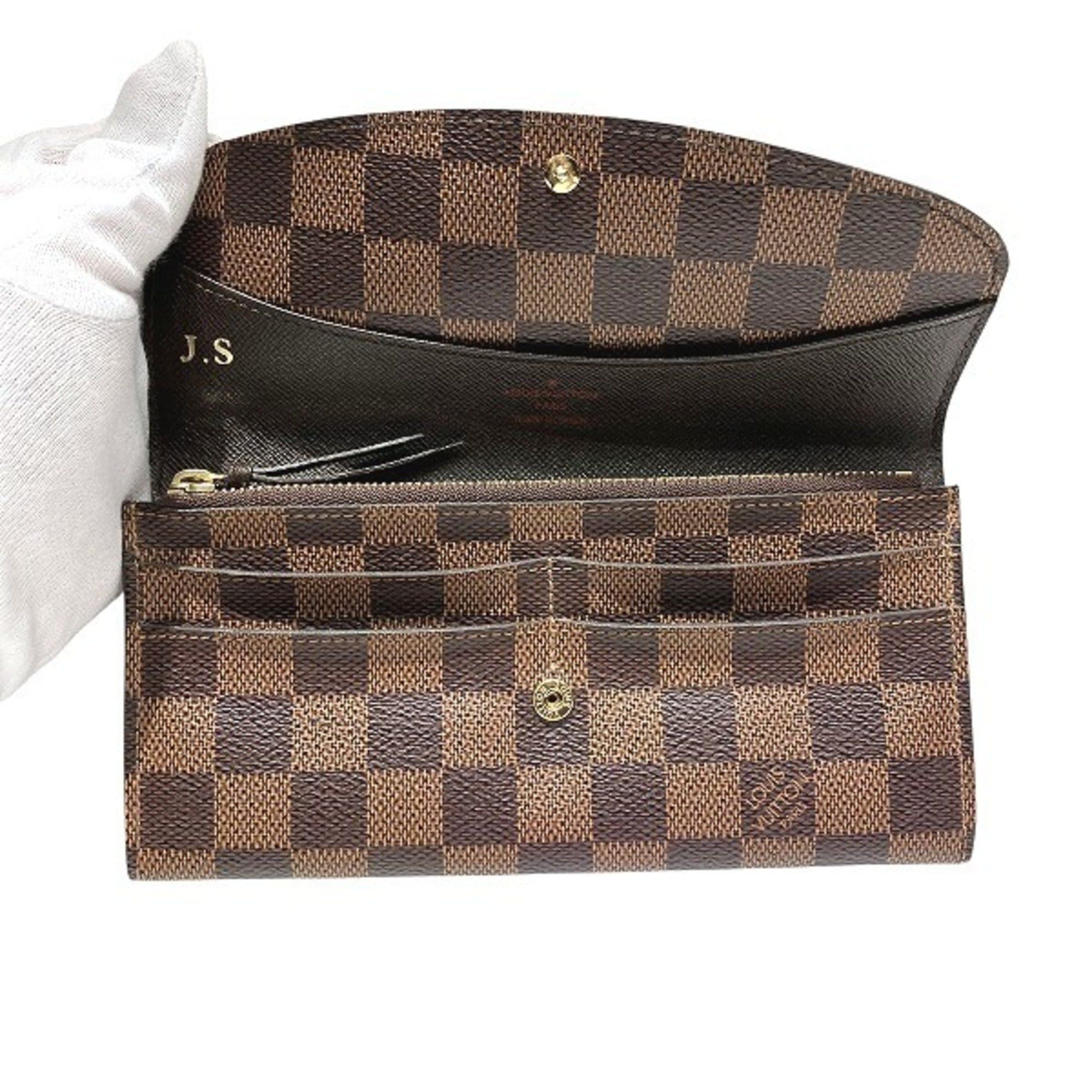 Louis Vuitton Louis Vuitton Damier Portefeuille Emilie N63019 Long Wallet for Men and Women Size ONE SIZE - 3 Thumbnail