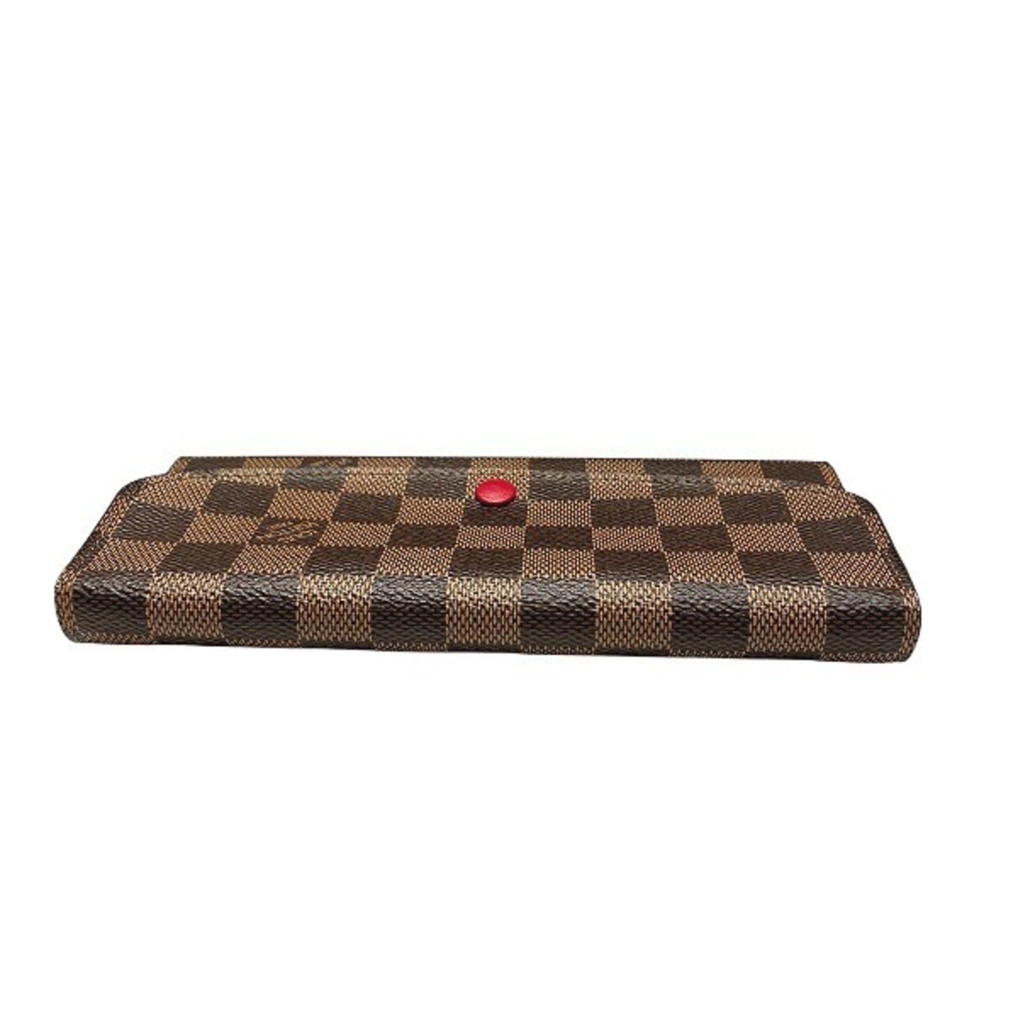 Louis Vuitton Louis Vuitton Damier Portefeuille Emilie N63544 Long Wallet for Women Size ONE SIZE - 8 Thumbnail