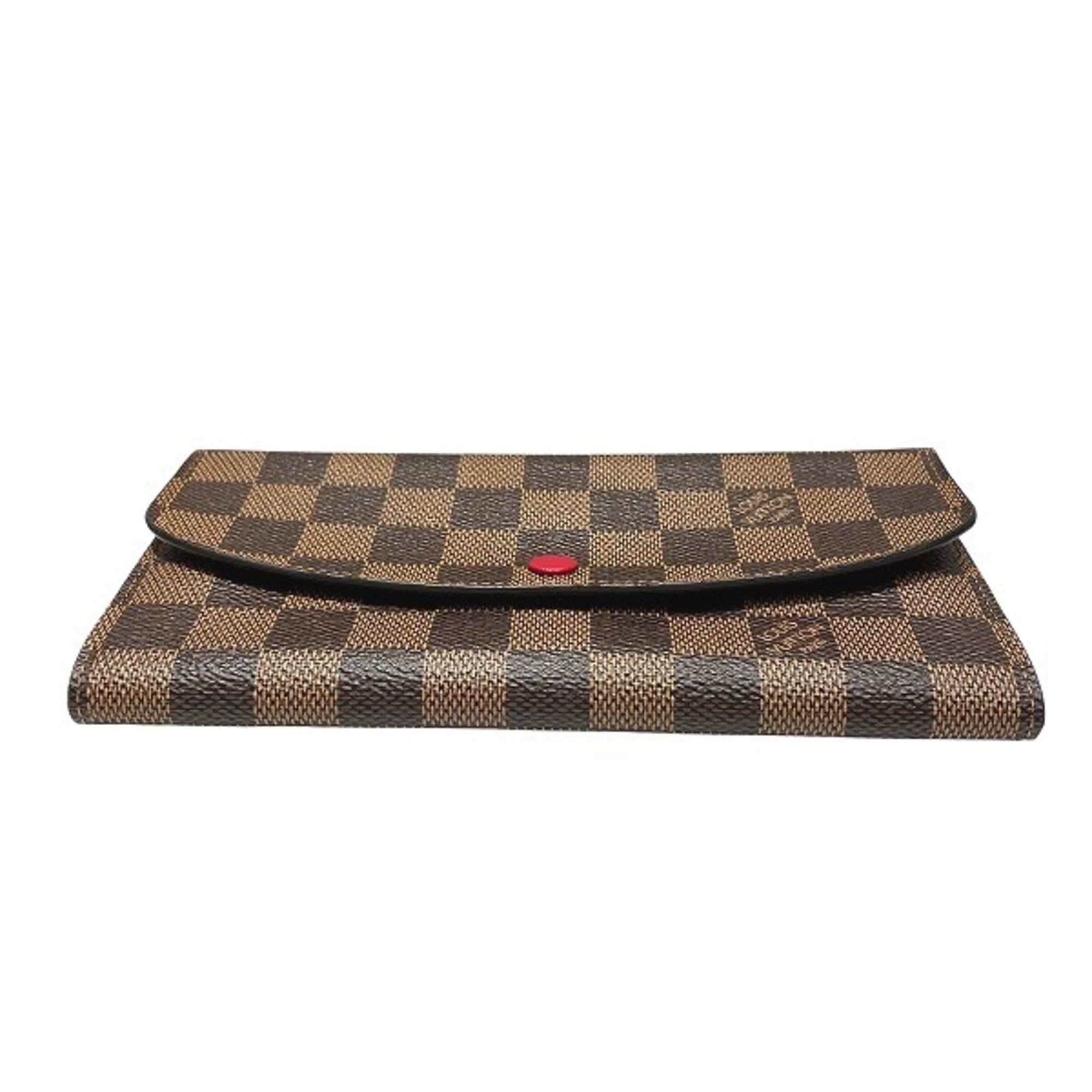 Louis Vuitton Louis Vuitton Damier Portefeuille Emilie N63544 Long Wallet for Women Size ONE SIZE - 9 Thumbnail