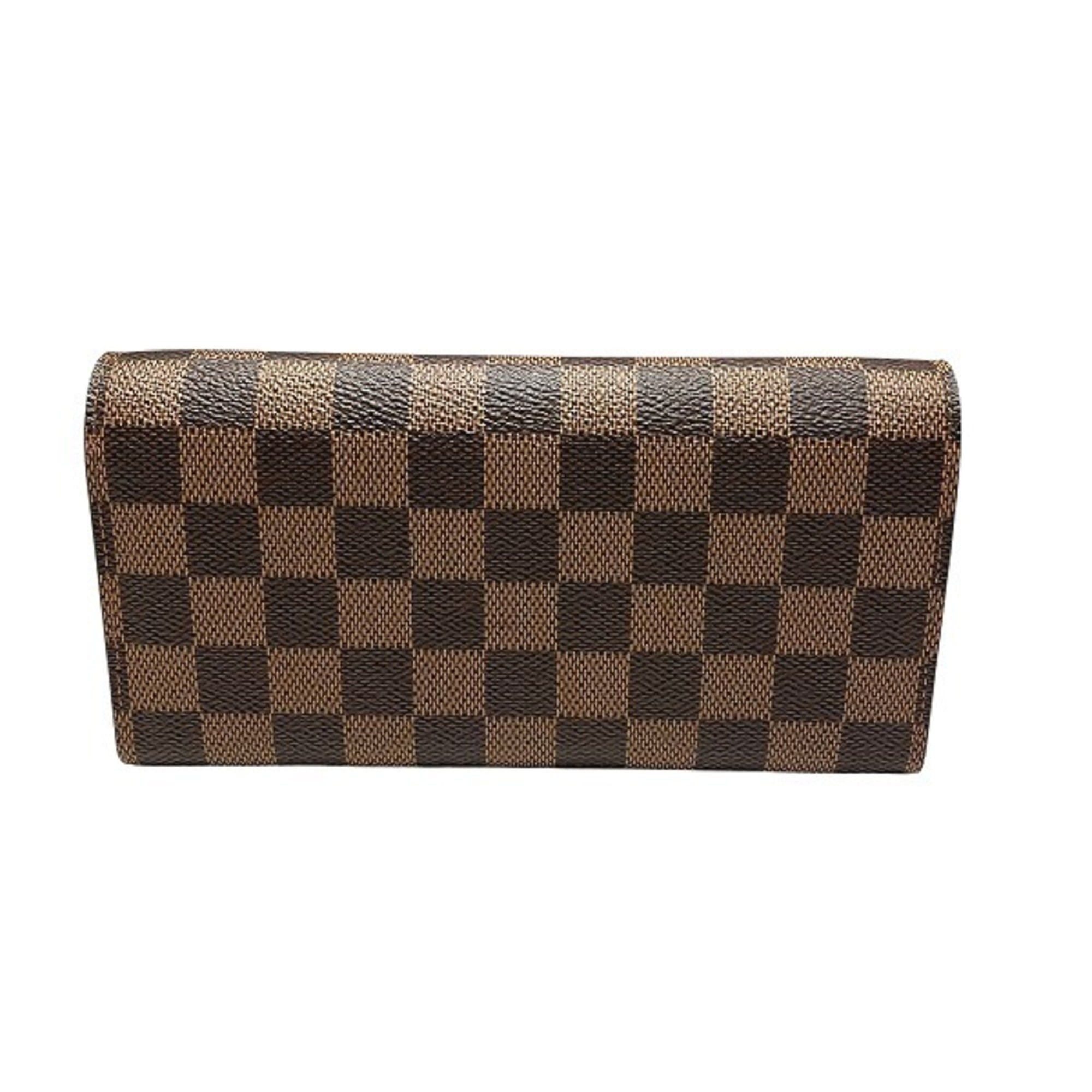 Louis Vuitton Louis Vuitton Damier Portefeuille Emilie N63544 Long Wallet for Women Size ONE SIZE - 2 Thumbnail