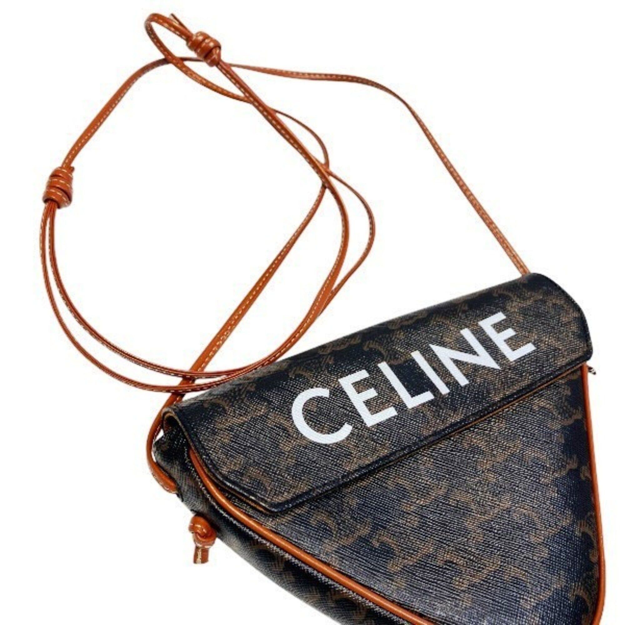 Celine Celine Triomphe Triangle Handbag Shoulder Bag for Women Size ONE SIZE - 6 Thumbnail