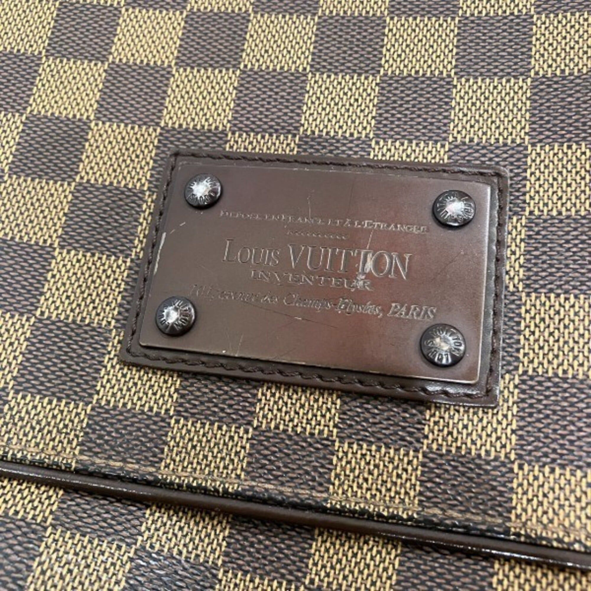 Louis Vuitton Louis Vuitton Damier Brooklyn MM N51211 Handbag Shoulder Bag for Men and Women Size ONE SIZE - 8 Thumbnail