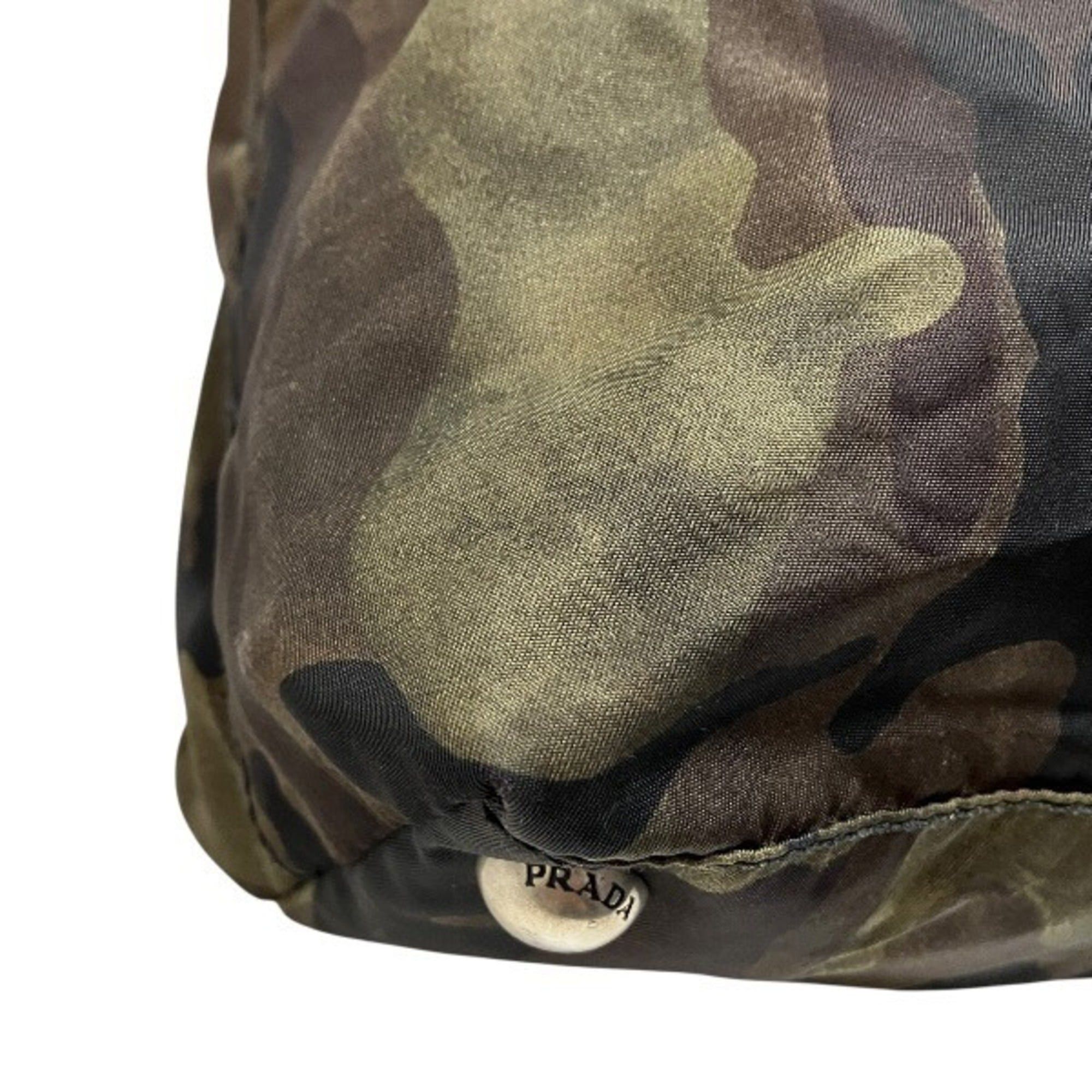 Prada Prada VA0883 Nylon Camouflage Handbag Tote Bag Shoulder for Men and Women Size ONE SIZE - 6 Thumbnail