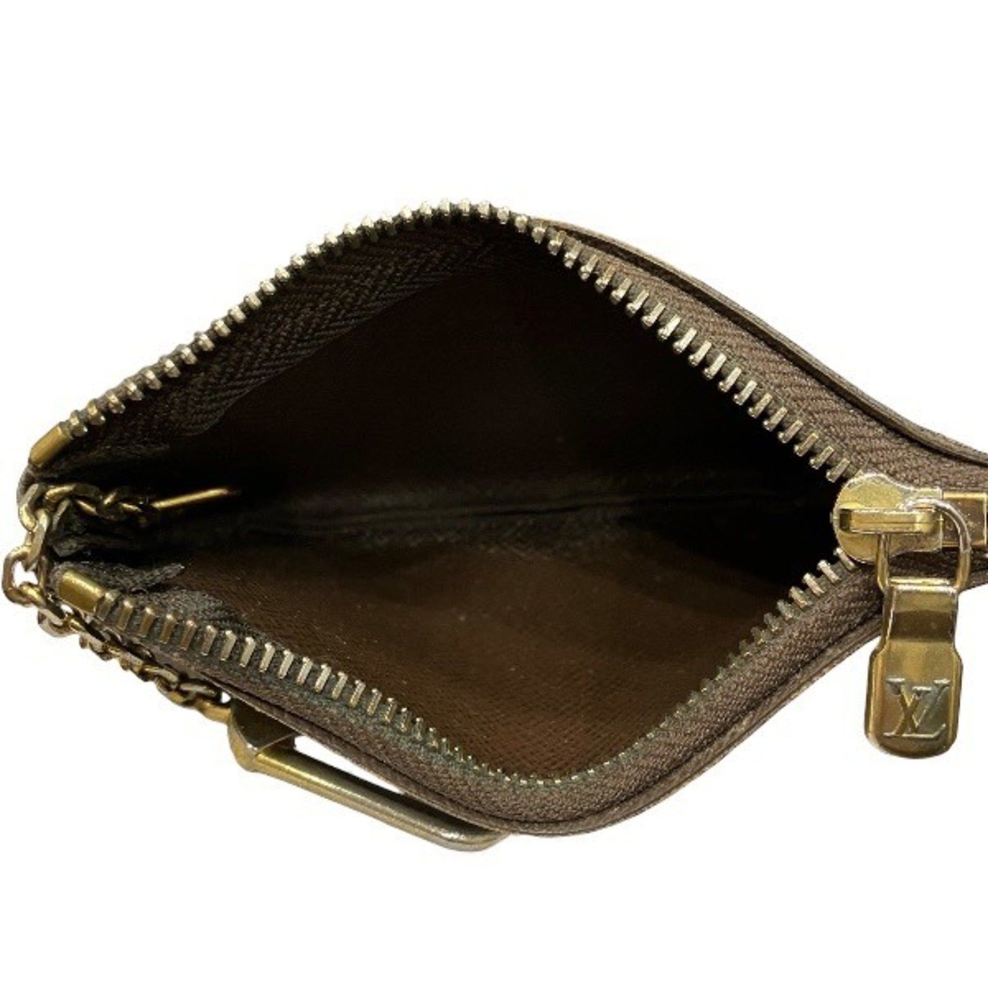 Louis Vuitton Louis Vuitton Damier Pochette Clé N62658 Wallet/Coin Case for Men and Women Size ONE SIZE - 3 Thumbnail