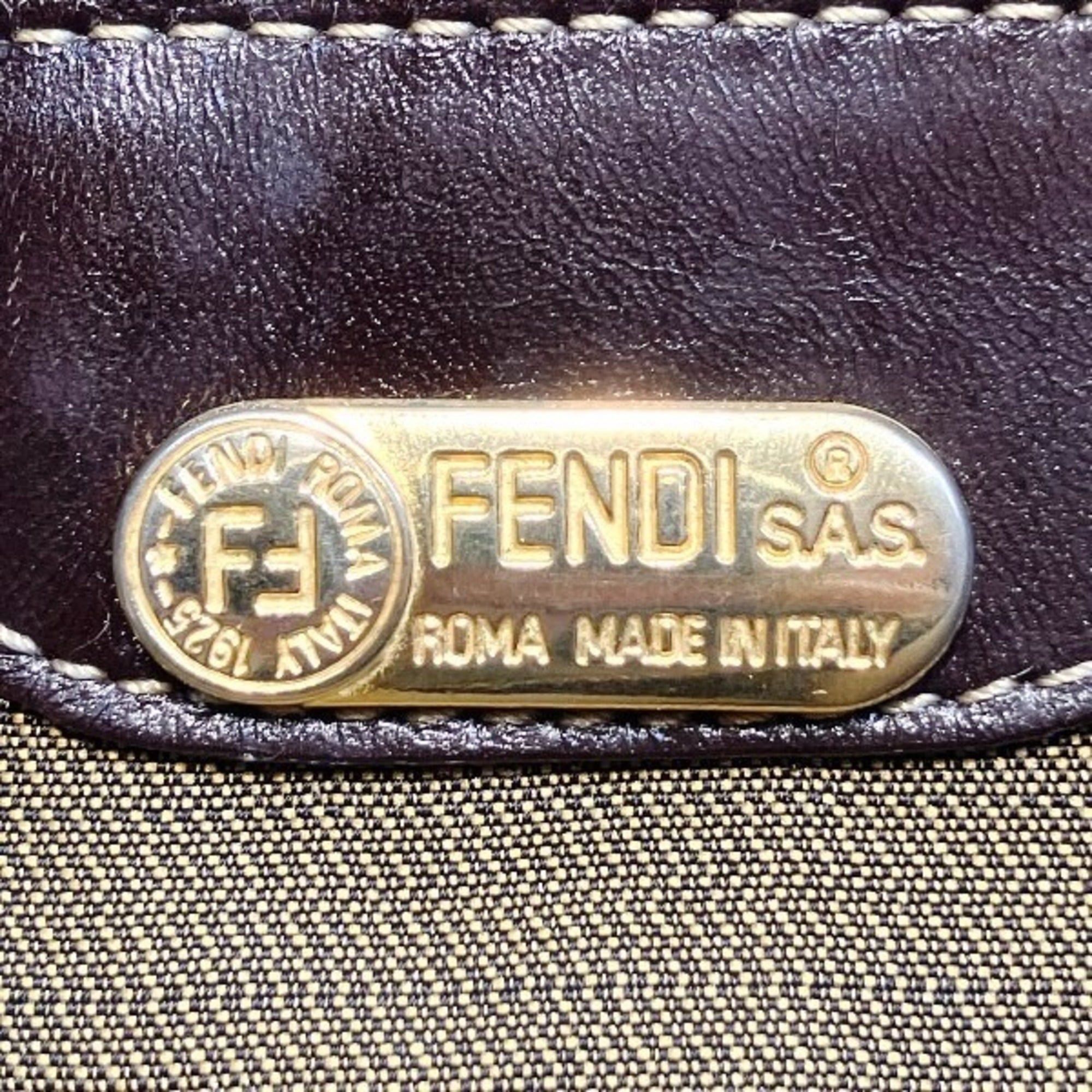 Fendi Fendi Zucca FF Logo Handbag Shoulder Bag for Women Size ONE SIZE - 4 Thumbnail