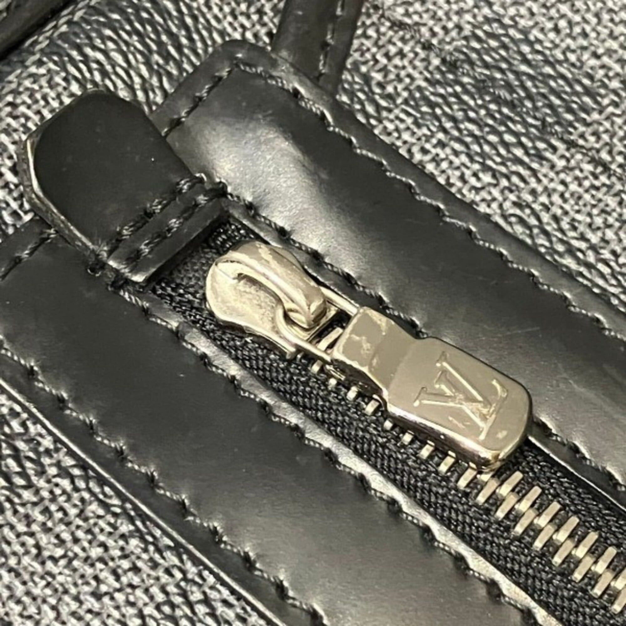 Louis Vuitton Louis Vuitton Daniel MM Shoulder Bag, Damier Graphite, Toile Leather, N58029 Size ONE SIZE - 8 Thumbnail