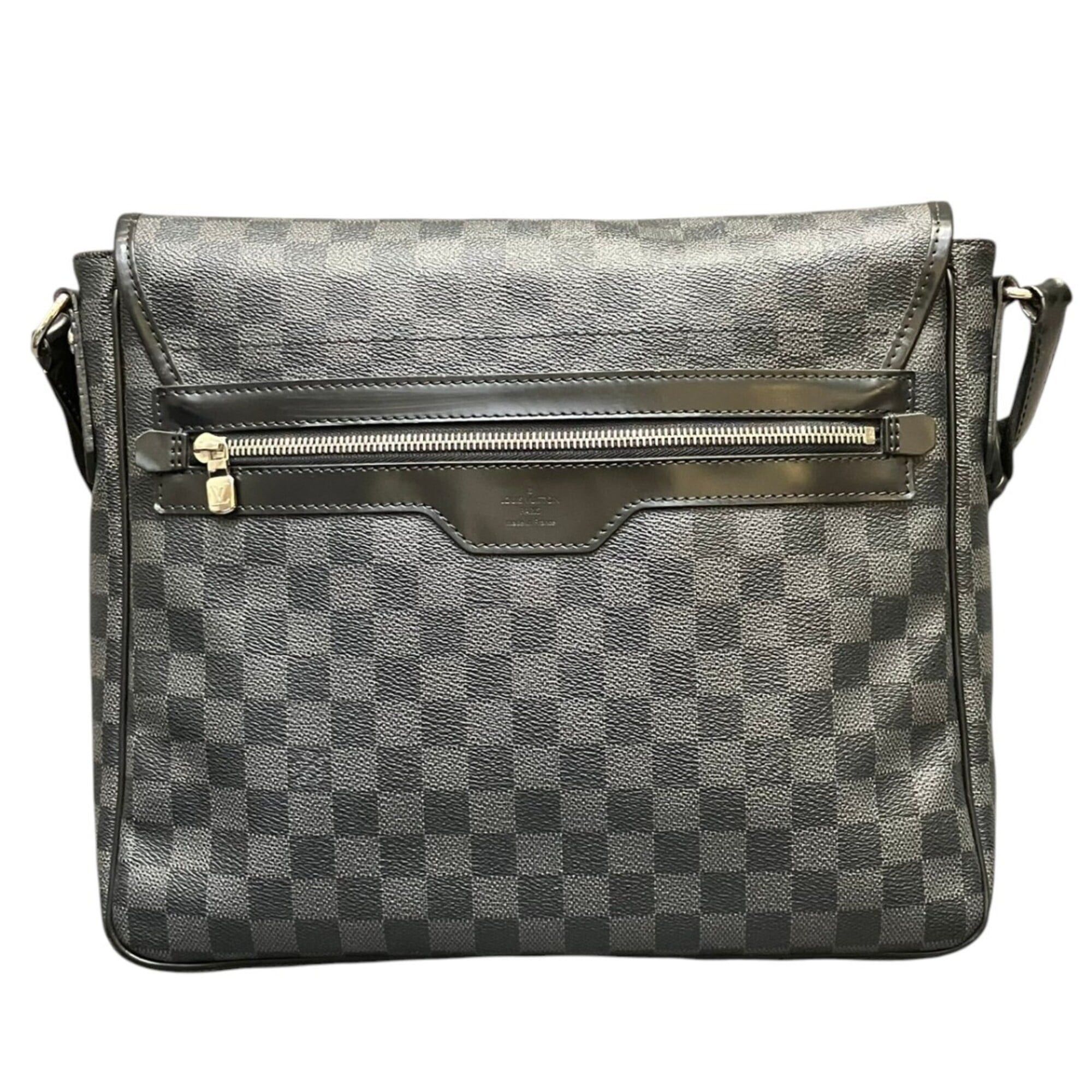 Louis Vuitton Louis Vuitton Daniel MM Shoulder Bag, Damier Graphite, Toile Leather, N58029 Size ONE SIZE - 2 Thumbnail