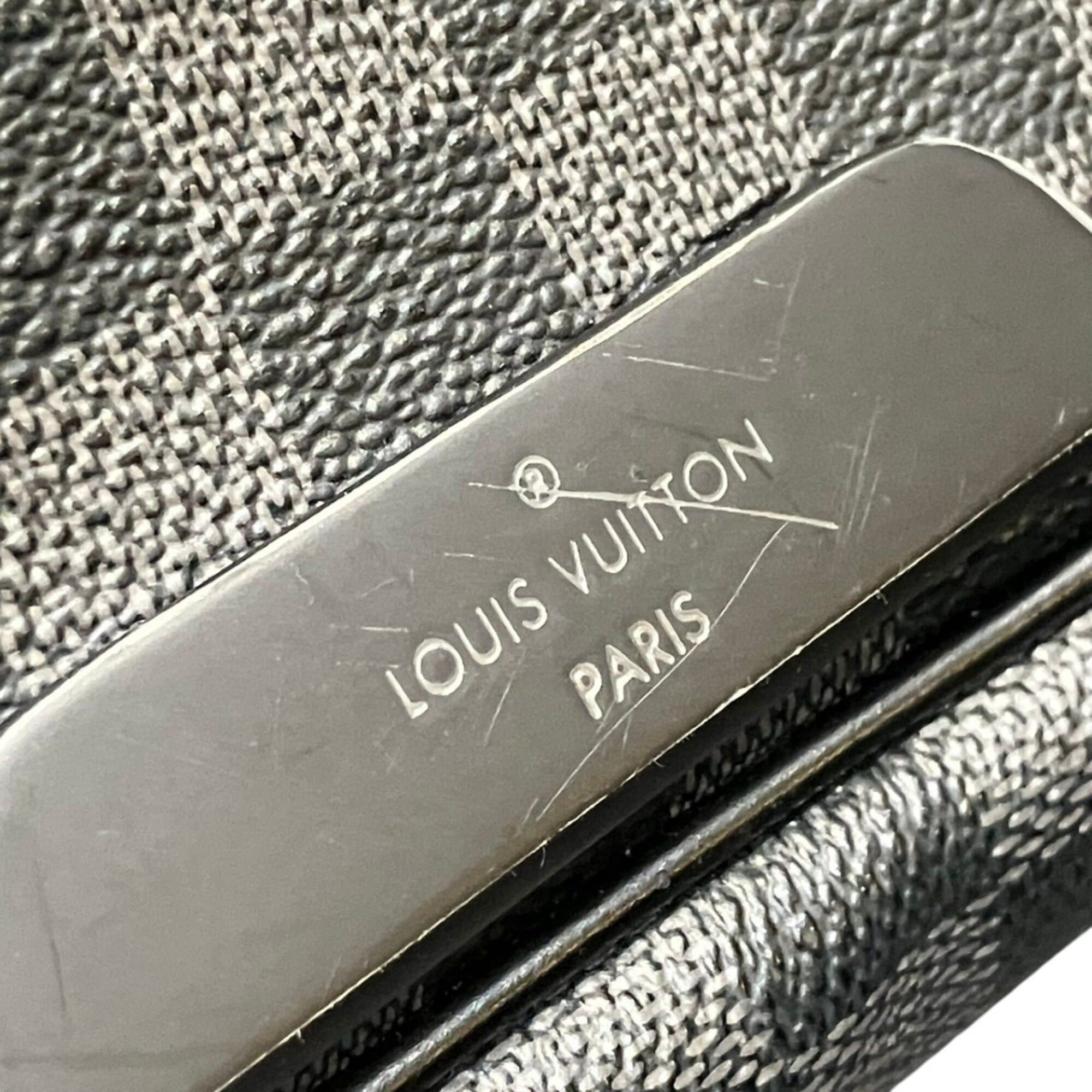 Louis Vuitton Louis Vuitton Daniel MM Shoulder Bag, Damier Graphite, Toile Leather, N58029 Size ONE SIZE - 9 Thumbnail