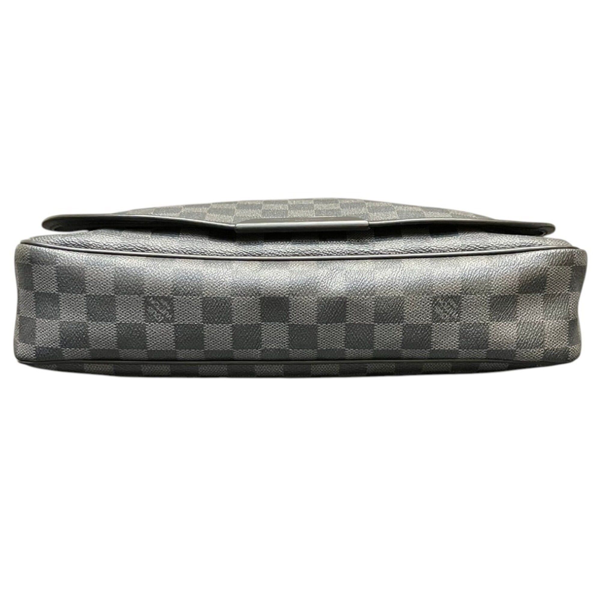 Louis Vuitton Louis Vuitton Daniel MM Shoulder Bag, Damier Graphite, Toile Leather, N58029 Size ONE SIZE - 3 Thumbnail