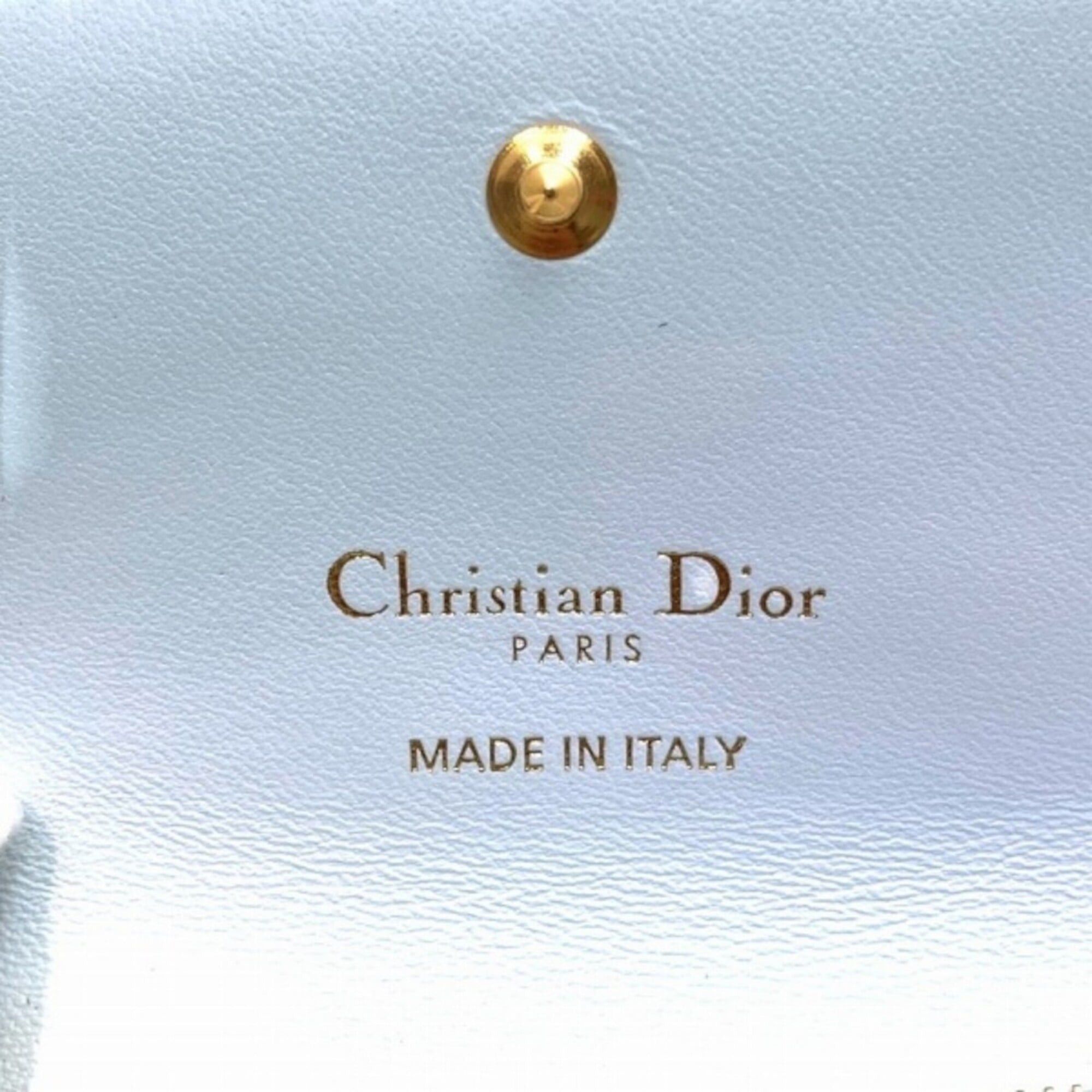 Dior Christian Dior Dior trifold wallet, lambskin Size ONE SIZE - 4 Thumbnail