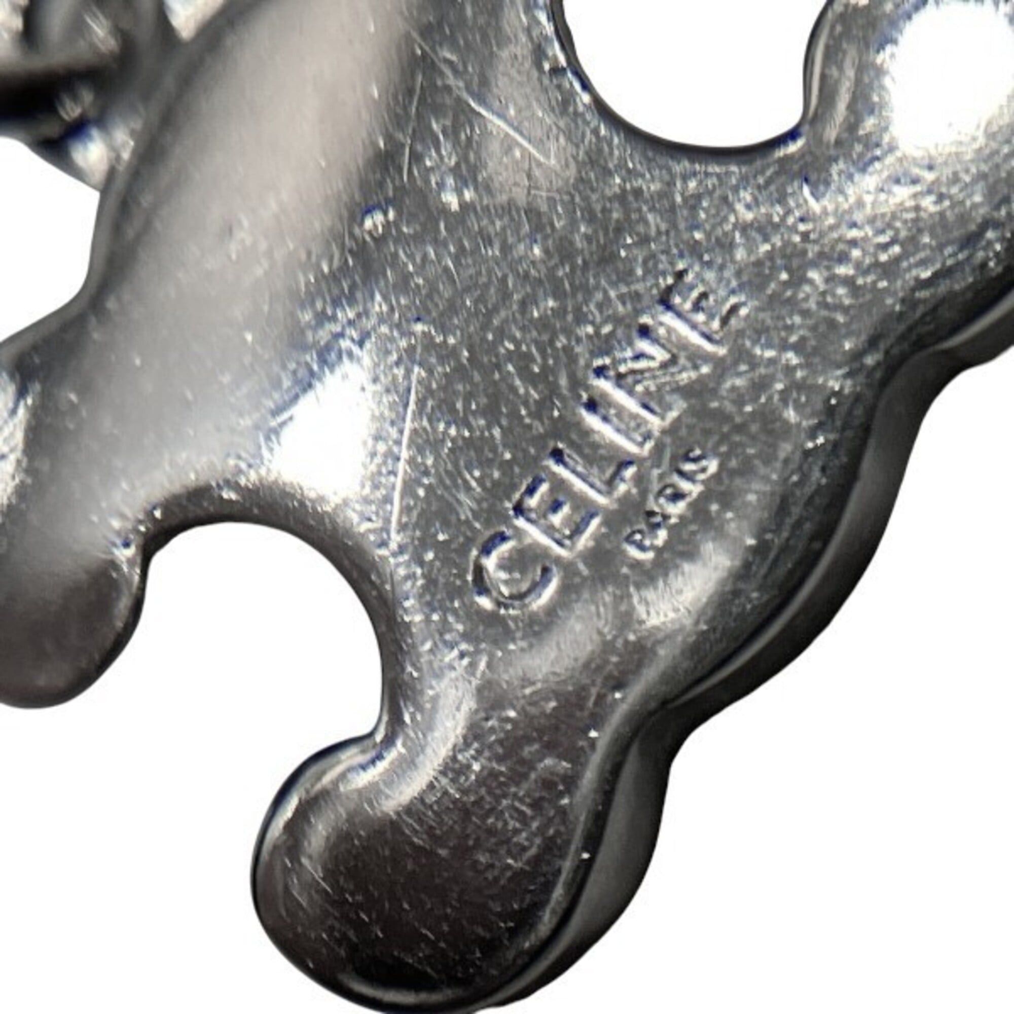 Celine Celine Triomphe Necklace with Rhinestones - Women's Brand Accessory Size ONE SIZE - 5 Thumbnail