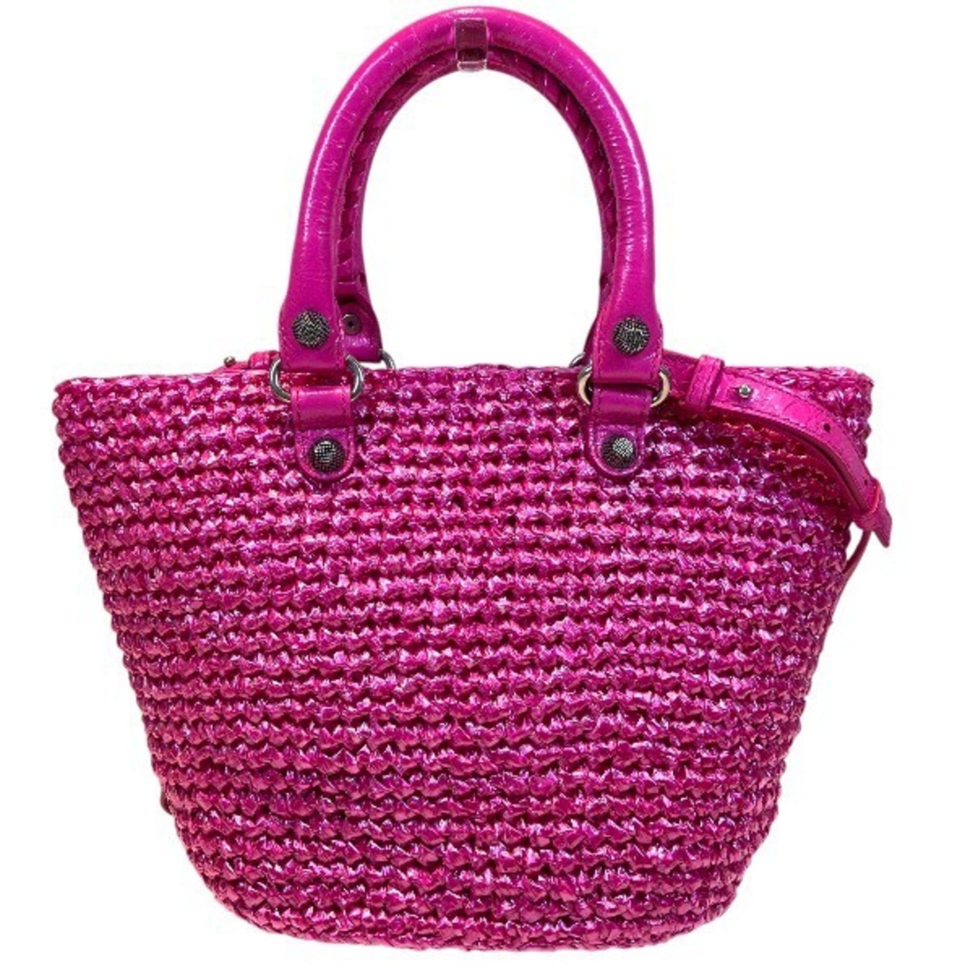 Balenciaga Balenciaga Le Cagoul Panier Small 786187 Mirror Charm Handbag Basket Bag Shoulder for Women Size ONE SIZE - 2 Thumbnail