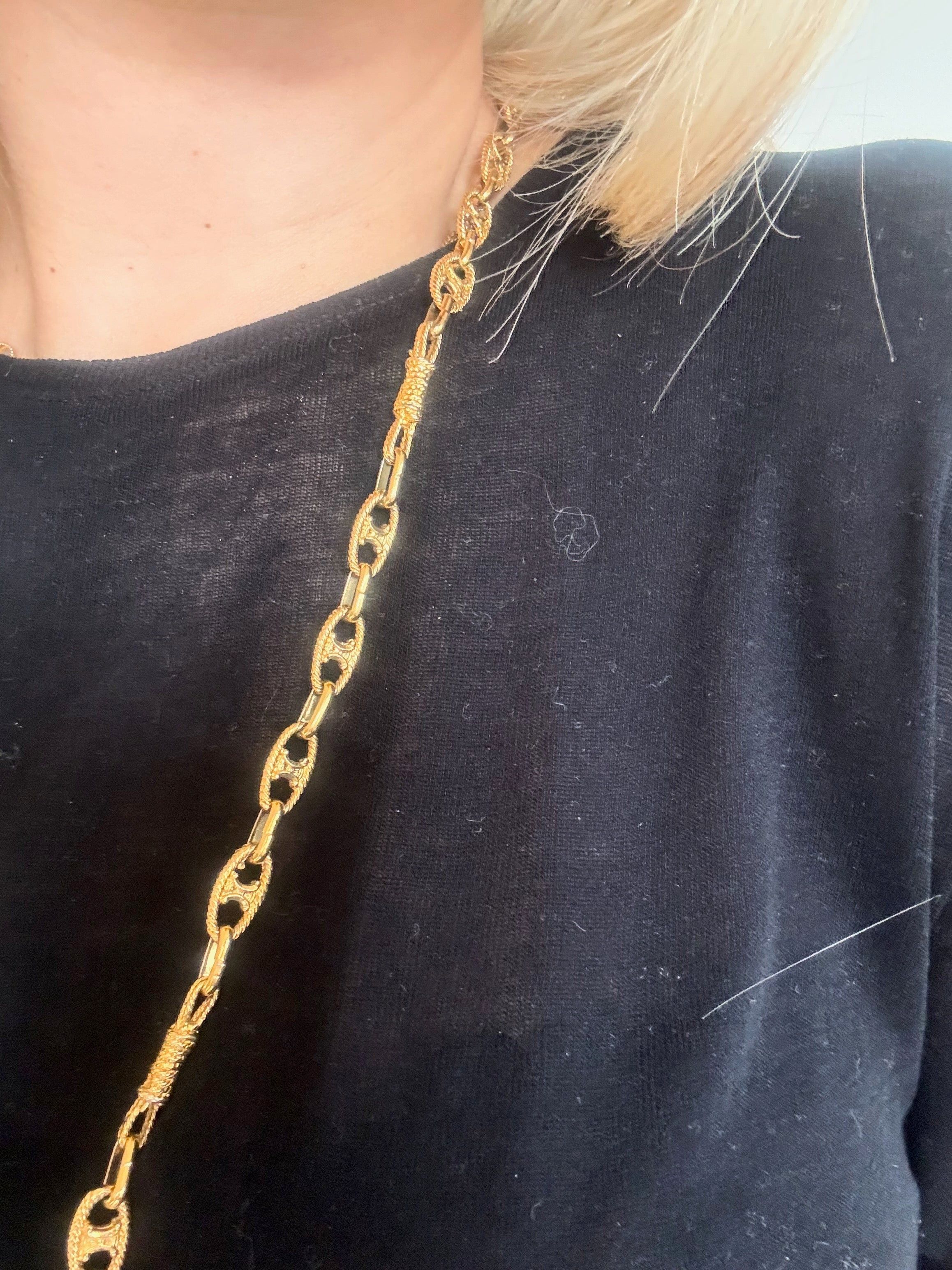 Celine CÉLINE Collier Maille Triomphe Size ONE SIZE - 7 Thumbnail