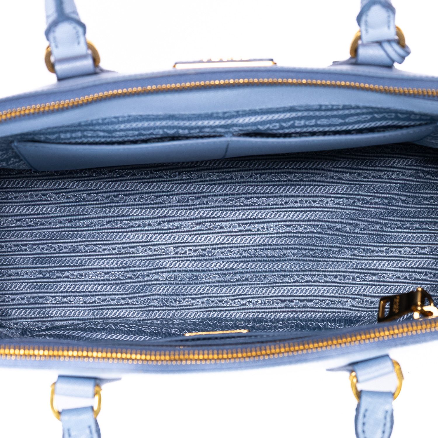Prada Double Zip Galleria Tote Medium Size ONE SIZE - 9 Thumbnail