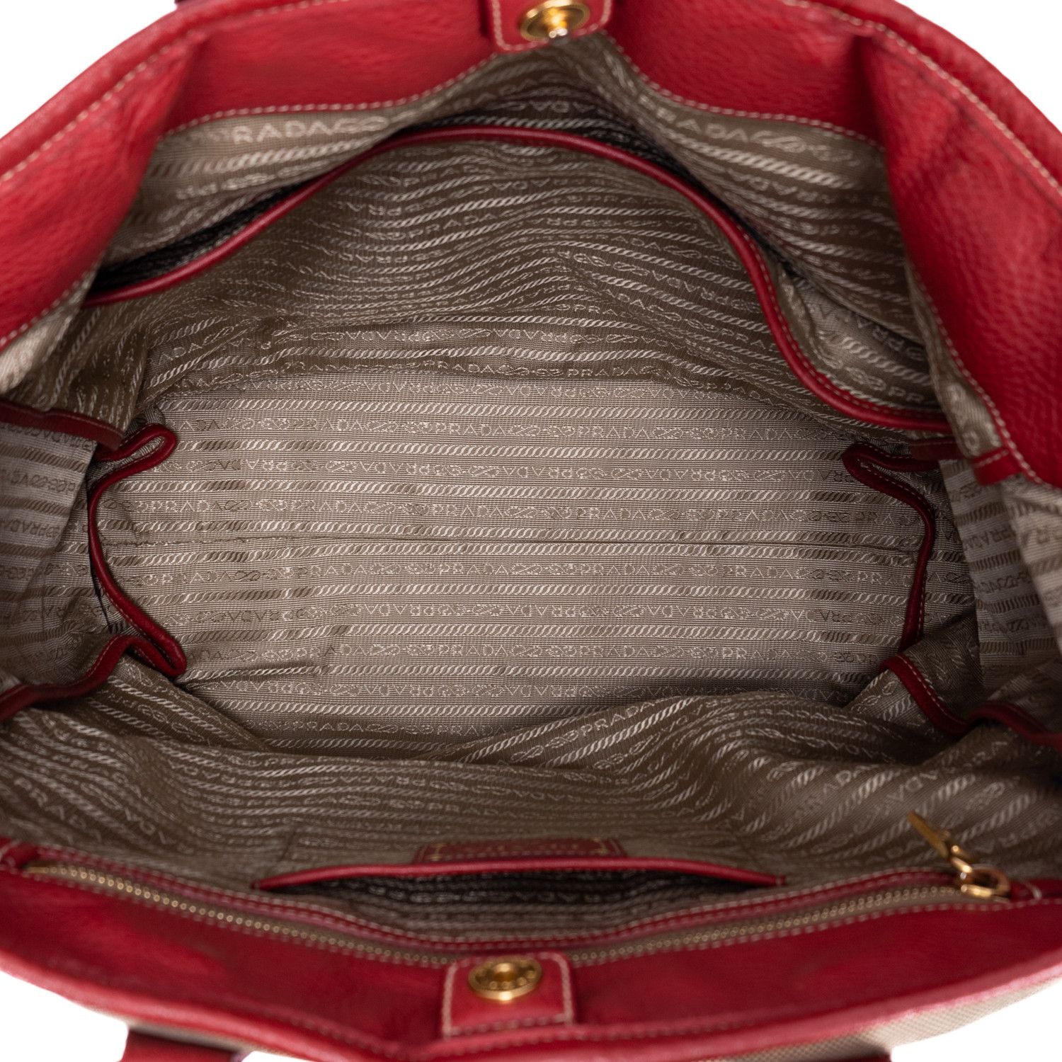 Prada Jacquard Logo Tote Size ONE SIZE - 9 Thumbnail