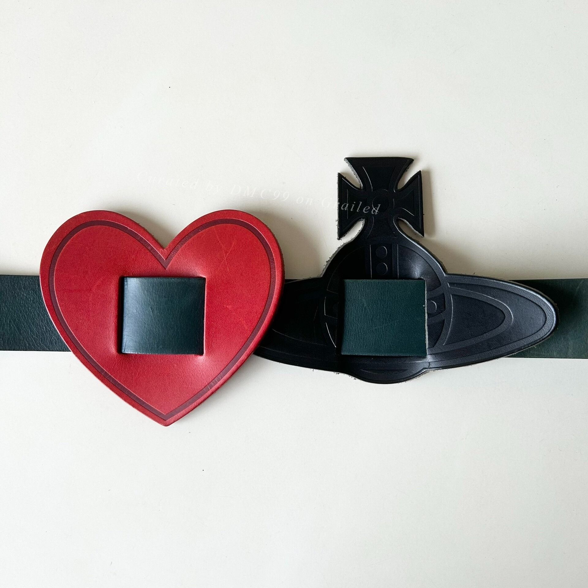 Vivienne Westwood Vivienne Westwood Saturn Heart Belt Size ONE SIZE - 2 Thumbnail