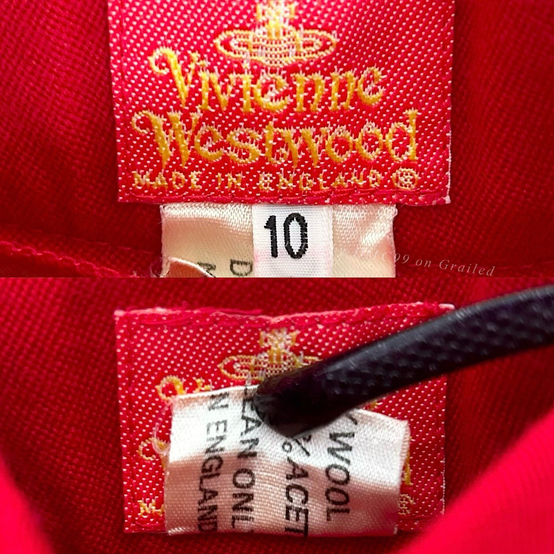 Vivienne Westwood Vivienne Westwood Red Vintage Heart Collar Suit UK10 Size S / US 4 / IT 40 - 9 Thumbnail