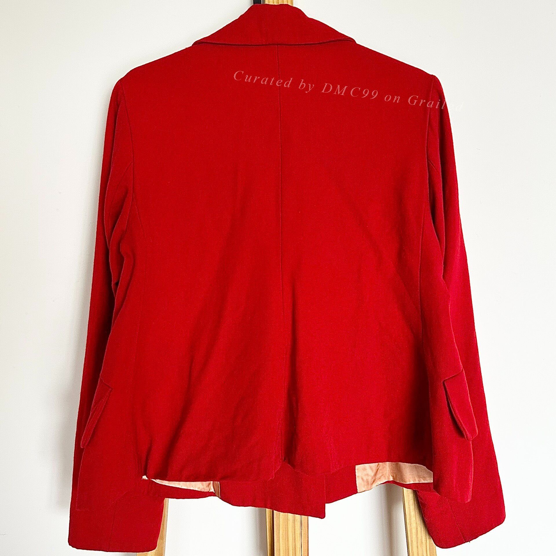 Vivienne Westwood Vivienne Westwood Red Vintage Heart Collar Suit UK10 Size S / US 4 / IT 40 - 3 Thumbnail