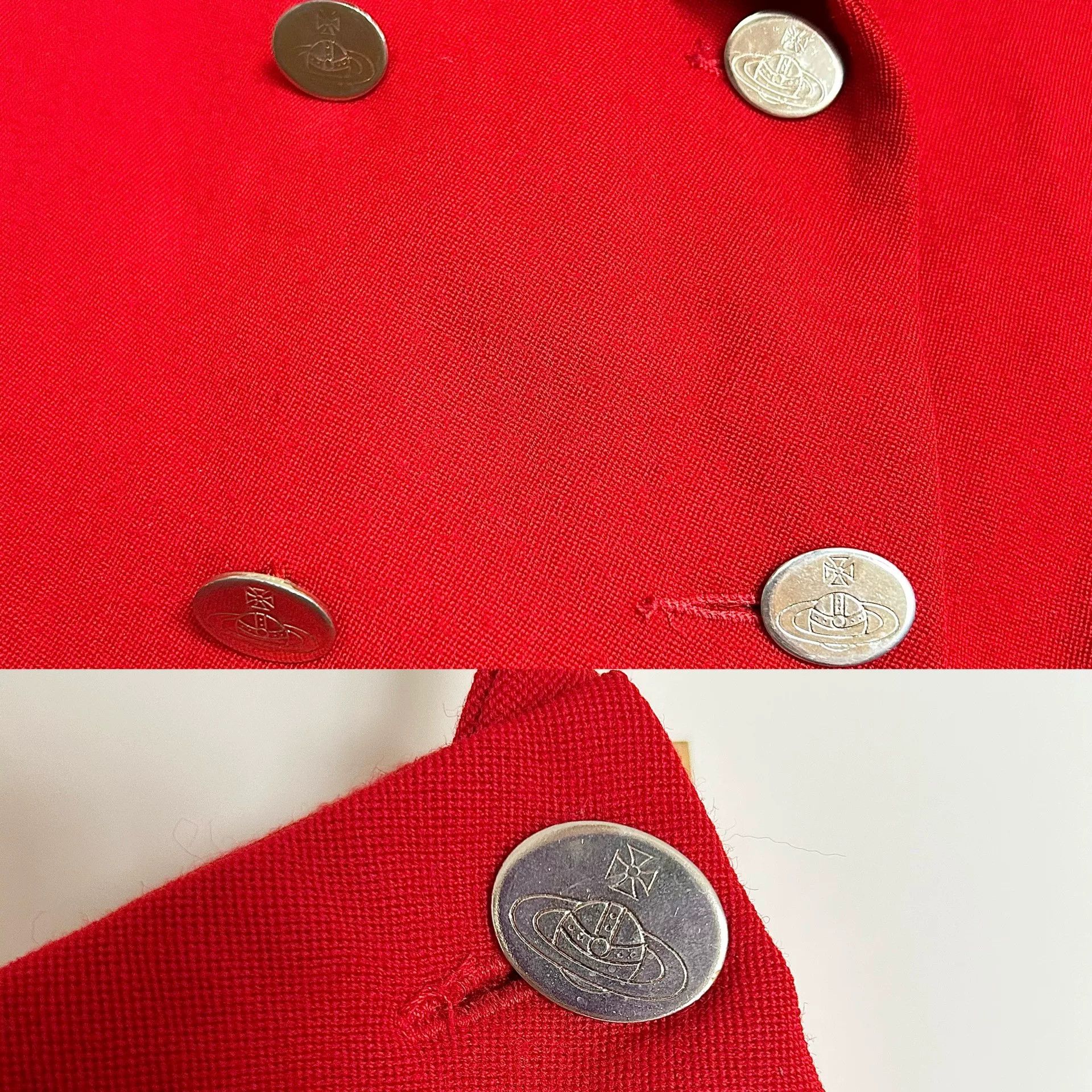 Vivienne Westwood Vivienne Westwood Red Vintage Heart Collar Suit UK10 Size S / US 4 / IT 40 - 7 Thumbnail